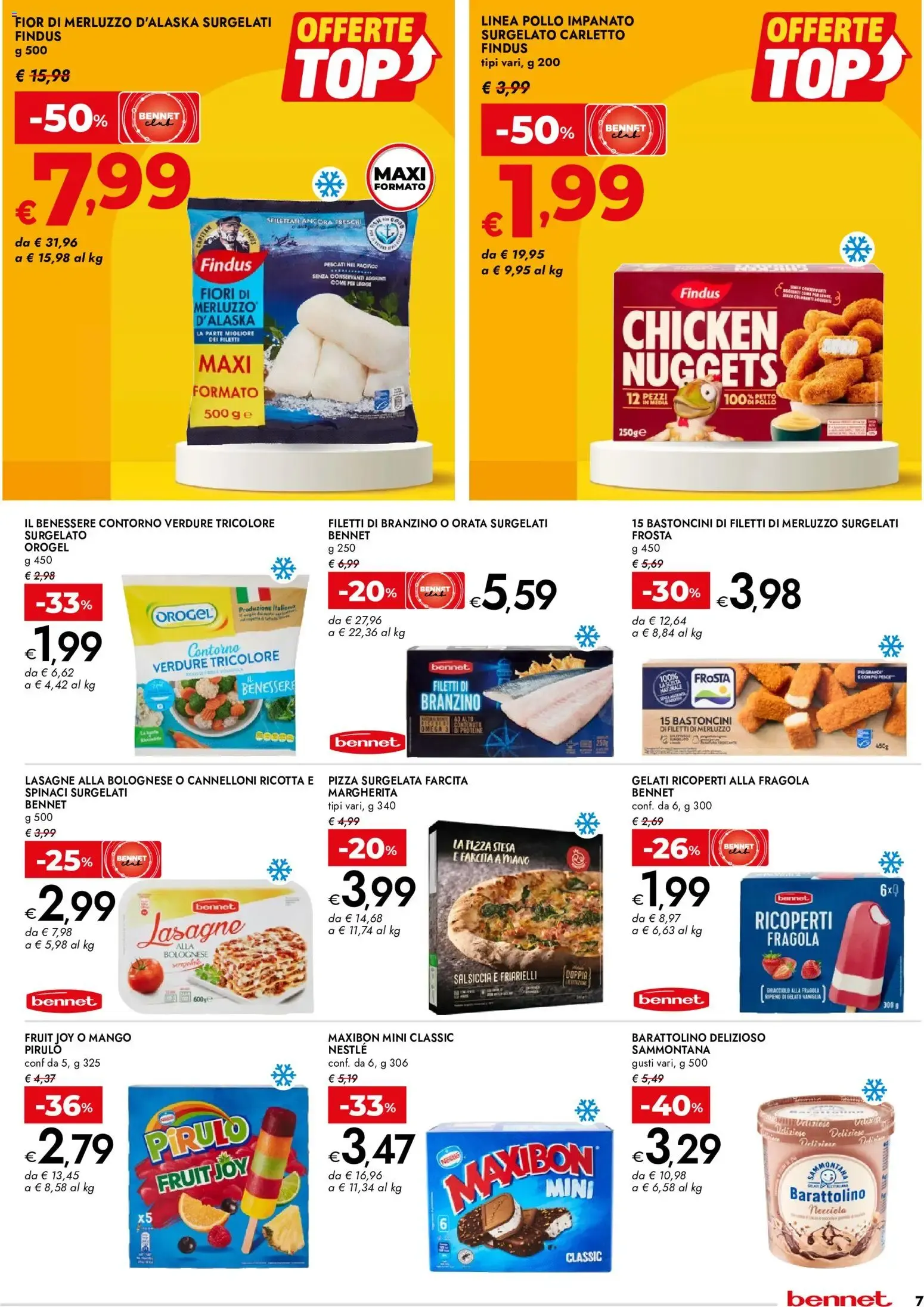 Nuovo bennet volantino Offerte Top dal 25/06/2026 > offerte anteprima 🛍️ da 25 giugno a 8 luglio di 2026 - Pagina del volantino 7