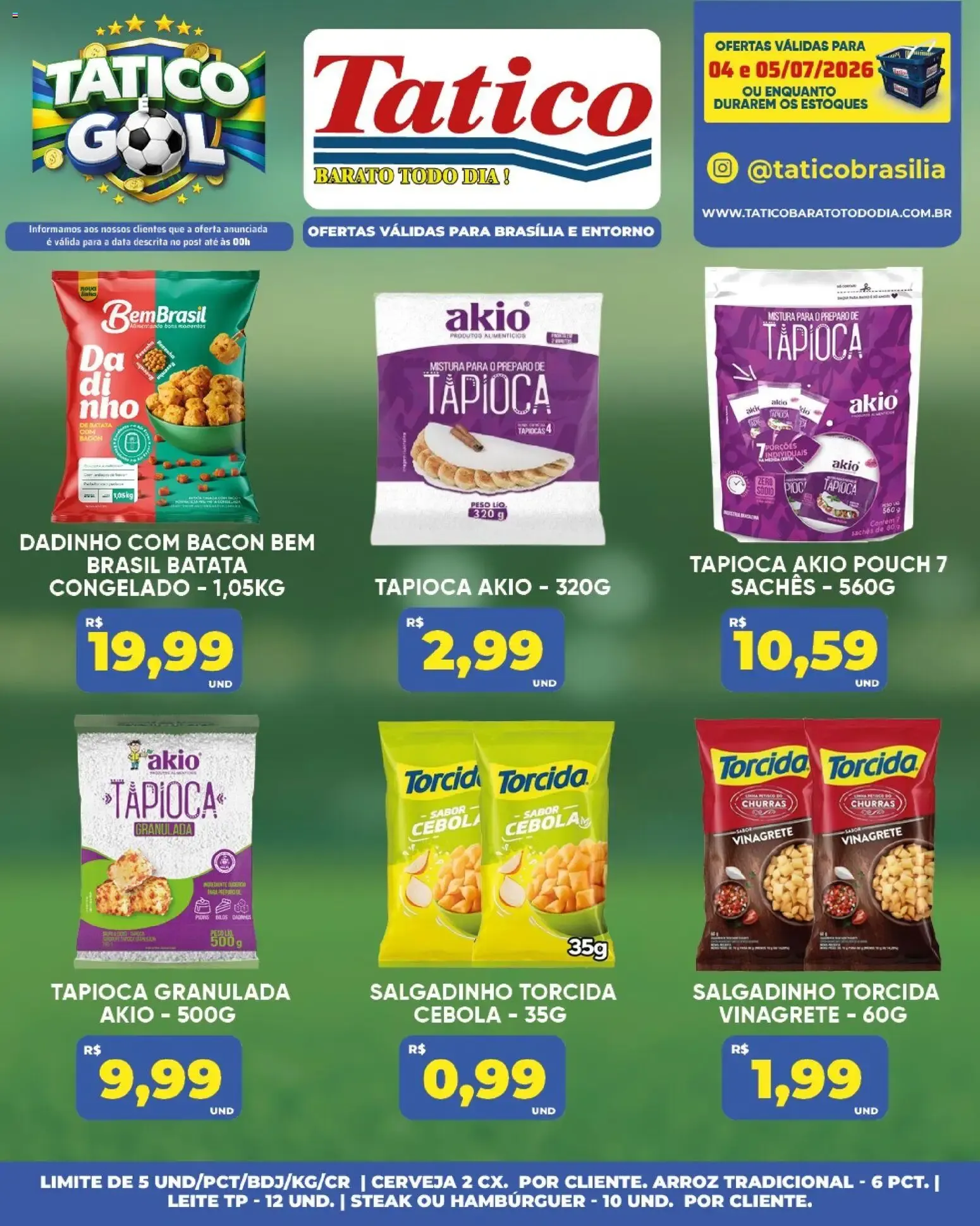 Encarte de Tatico ofertas Fim de Semana de 04/07/2026 | Promoções Online 4 de julho até 5 de julho 2026 - Pagina 17