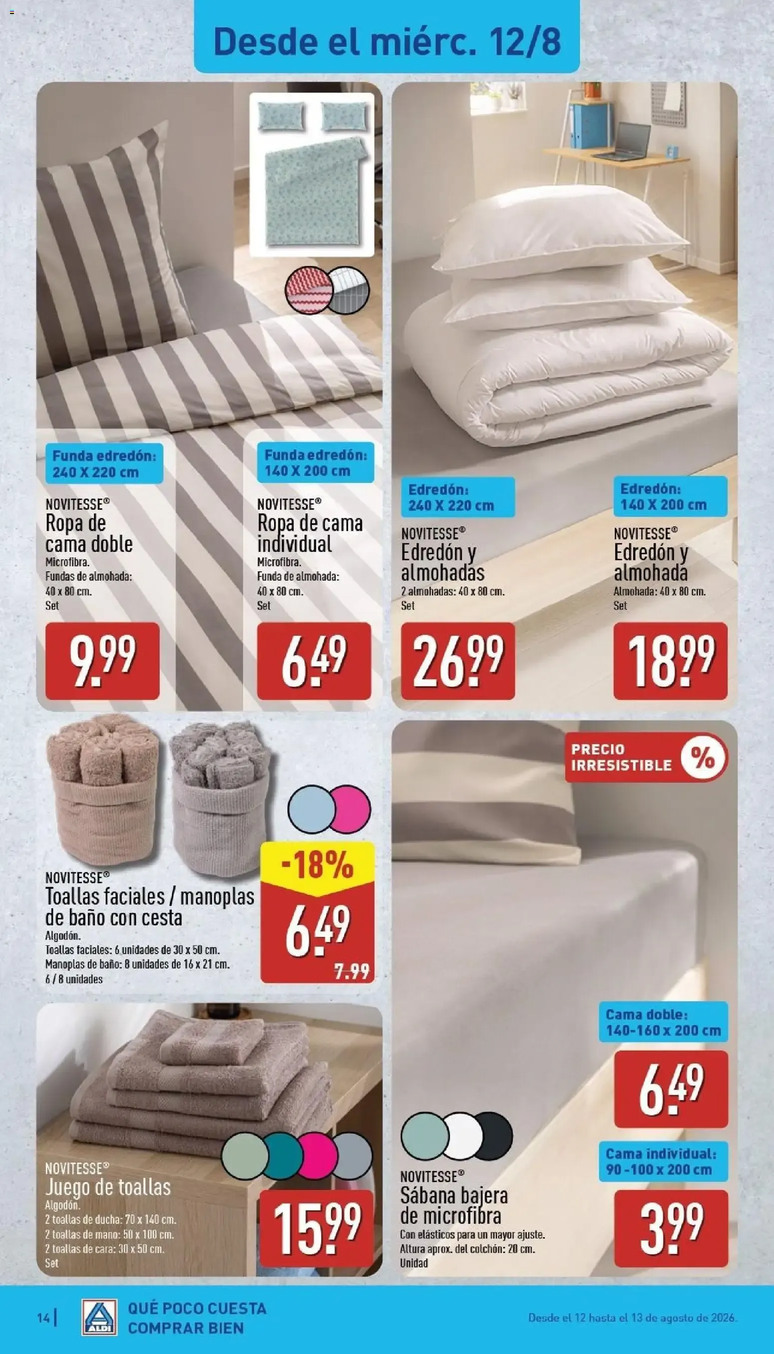 Catálogo de ALDI: Frescura a precios para tirarse a la piscina 10 de agosto al 16 de agosto 2026 - Página 14