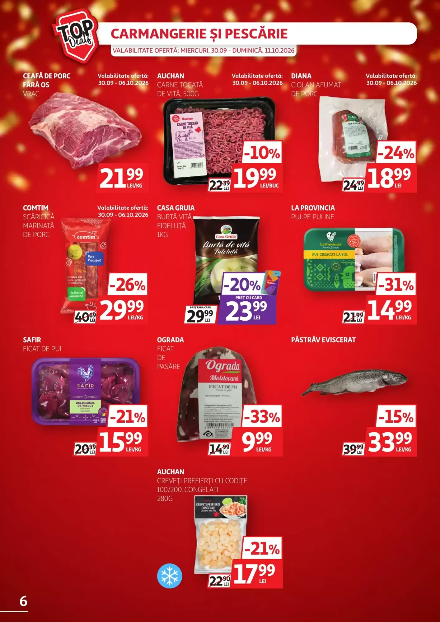 Catalog Catalog Auchan de la 30 septembrie până la 11 octombrie 2026 - Revista Pagina 6