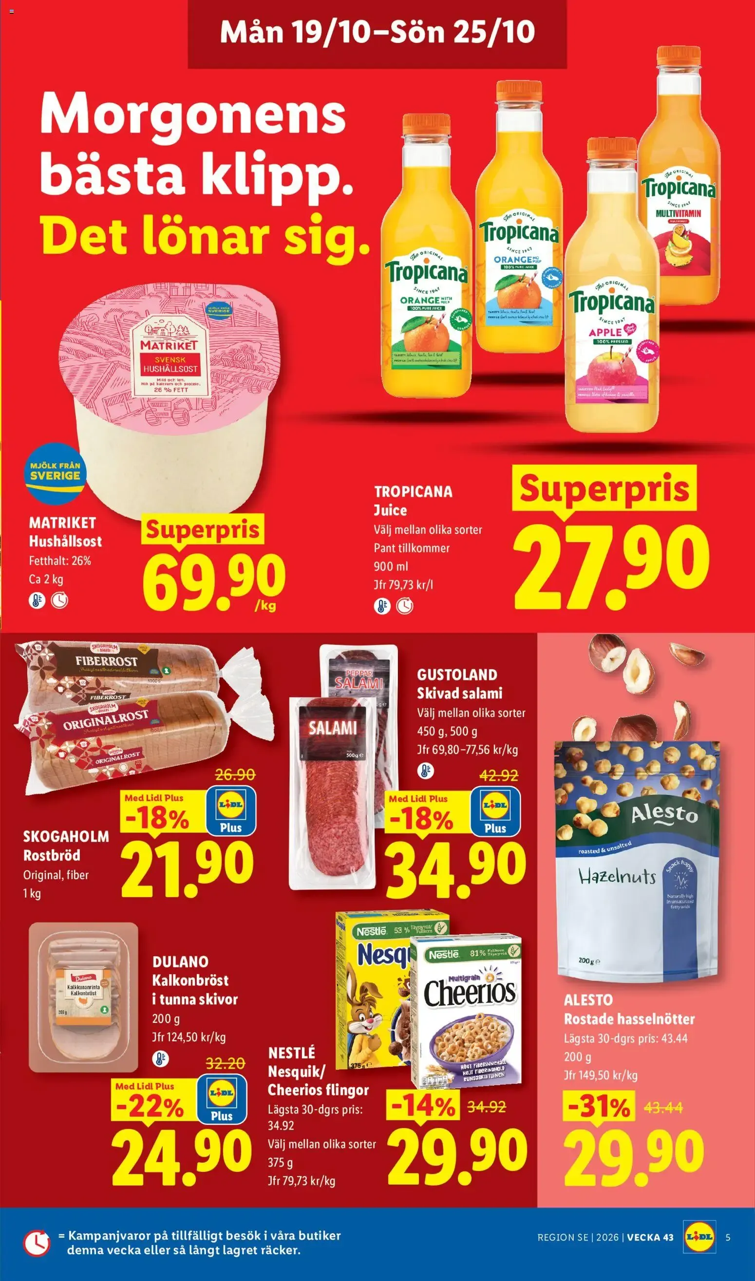 Lidl erbjudanden från 19/10/2026 - 25/10/2026 > Reklamblad nuvarande rabatter från 19 oktober till 25 oktober 2026 - Reklamblad sidor 5
