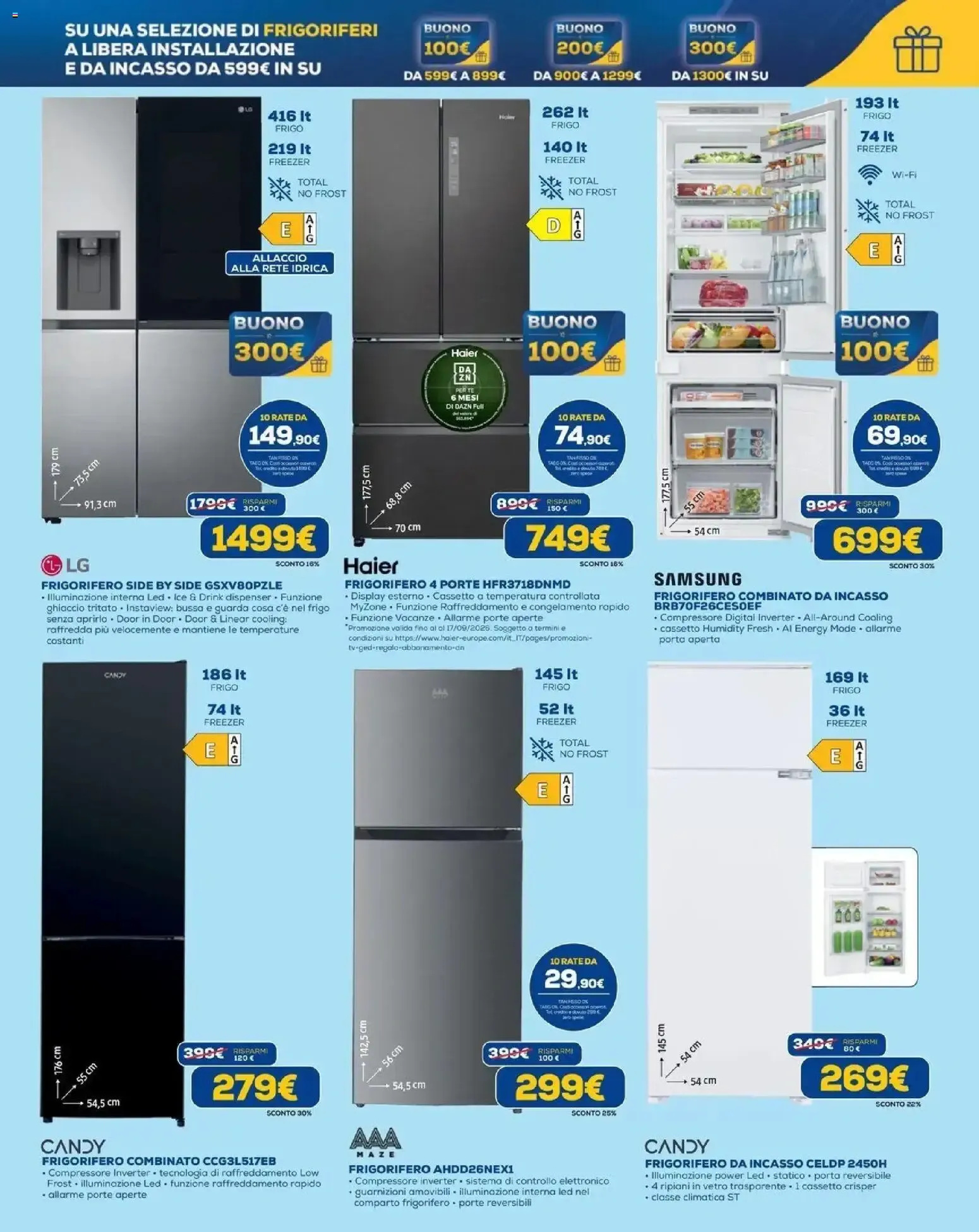 Euronics - In vacanza a tasso zero da 30 luglio a 19 agosto di 2026 - Pagina del volantino 13