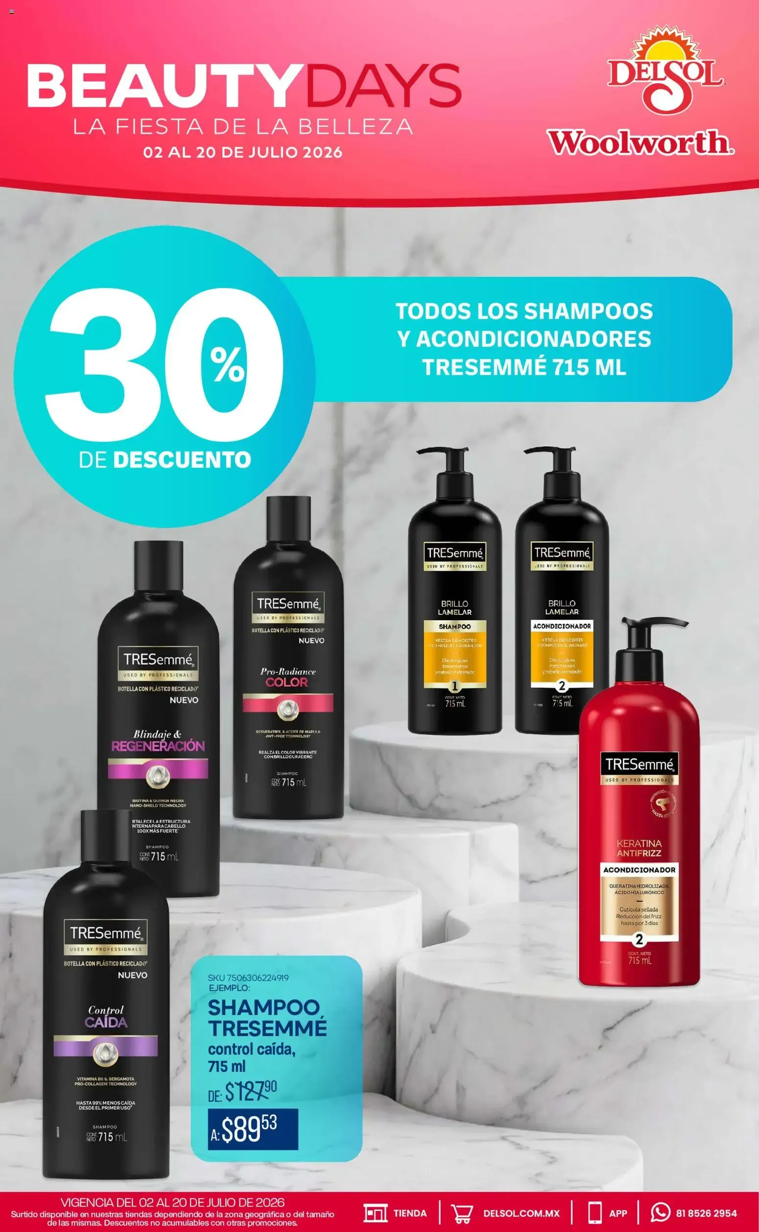 Catálogo de Del Sol y Woolworth katalog Beauty Days (02/07/2026 - 20/07/2026) - catálogo en línea 2 de julio al 20 de julio 2026 - Pagina 2