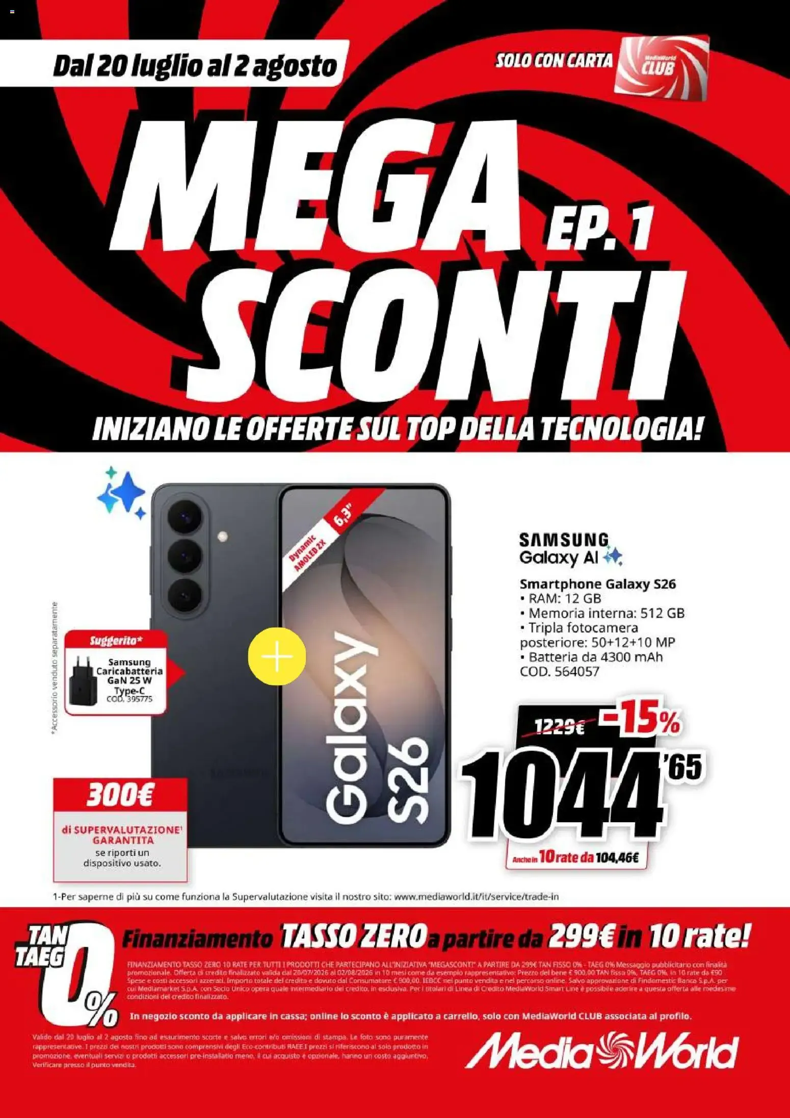 Nuovo Media World volantino Sconti dal 20/07/2026 > offerte anteprima 🛍️ da 20 luglio a 2 agosto di 2026 - Pagina del volantino 17