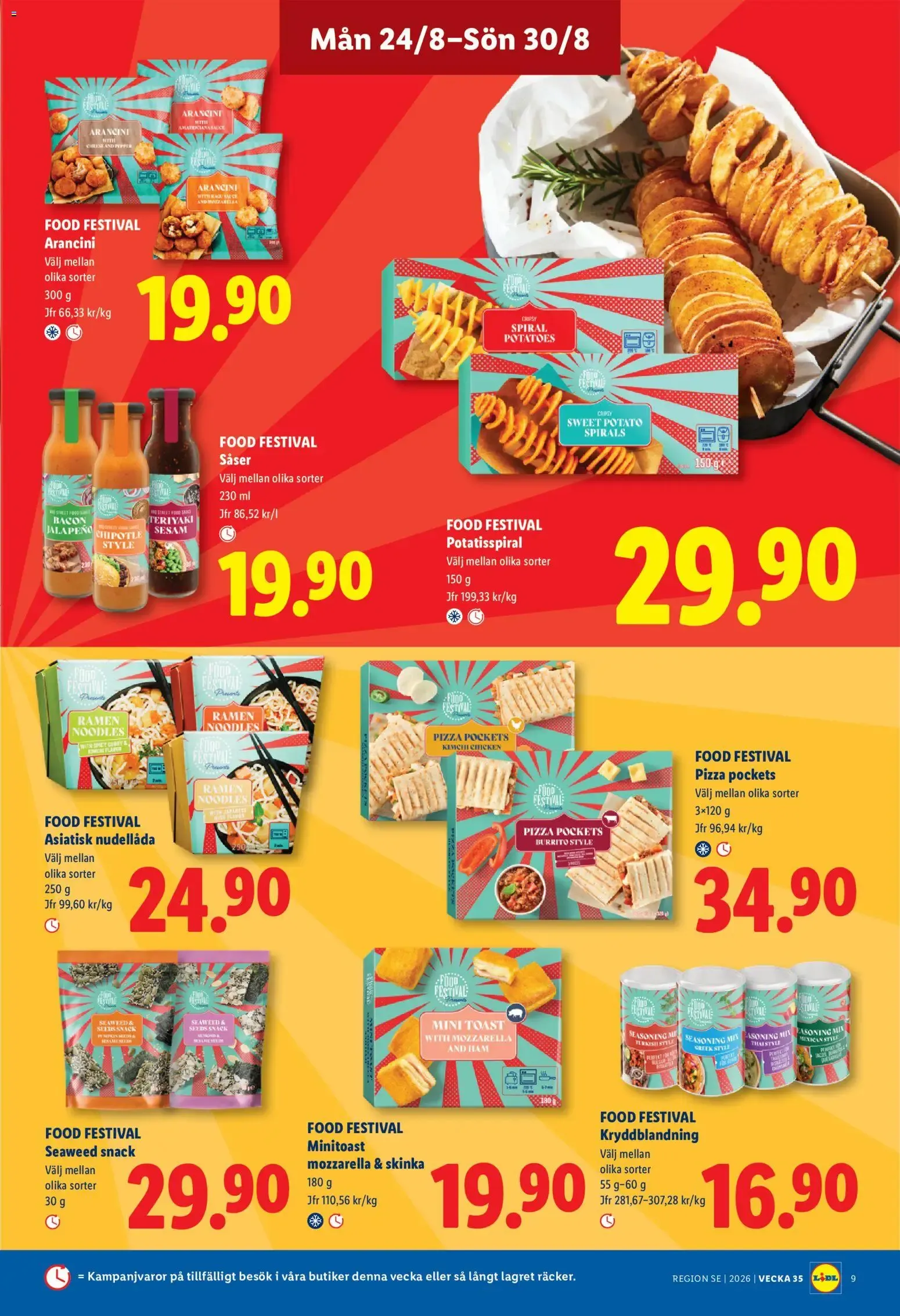 Lidl erbjudanden från 24/08/2026 - 30/08/2026 > Reklamblad nuvarande rabatter från 24 augusti till 30 augusti 2026 - Reklamblad sidor 9