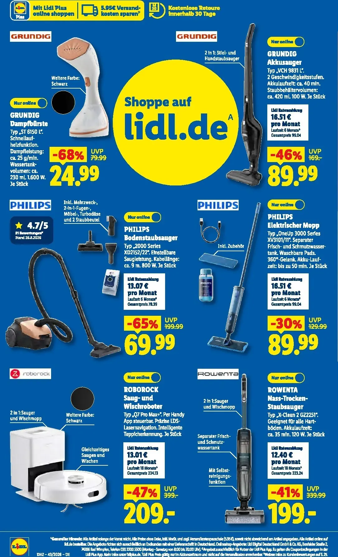 Lidl Prospekt – von Montag 19.10.2026 bis Samstag 24.10.2026 von 19. Oktober bis 24. Oktober 2026 - Prospekt seite 45