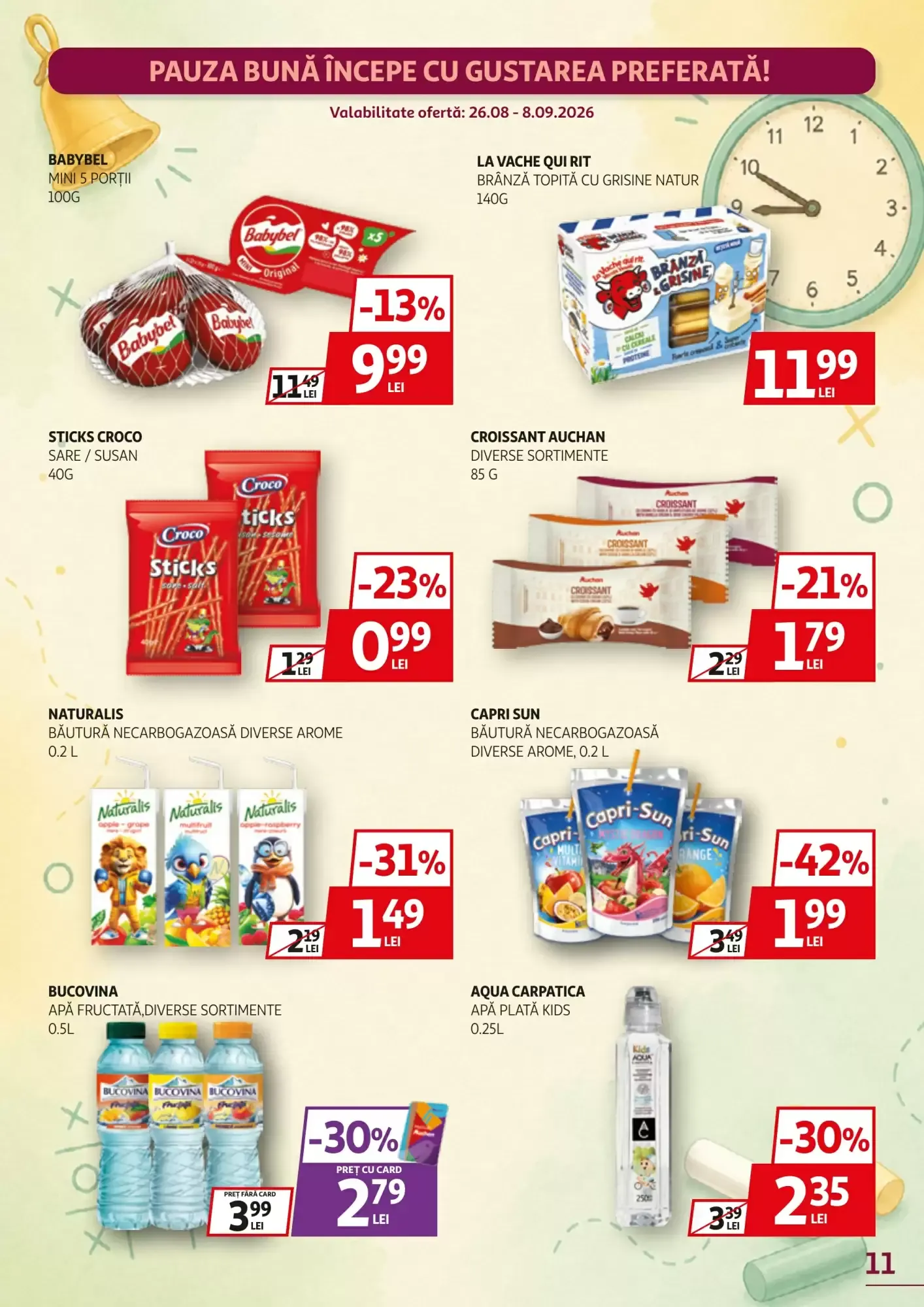 Catalog Înapoi la școală cu prețuri mici! de la 12 august până la 15 septembrie 2026 - Revista Pagina 11