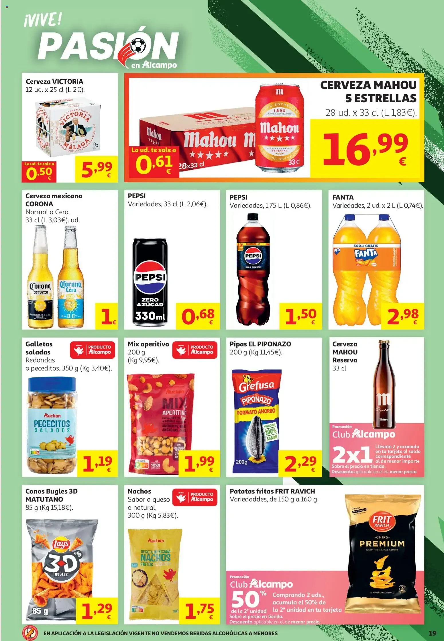 Catálogo de Alcampo Aniversario - ¡El Partido del Ahorro! 16 de junio al 29 de junio 2026 - Página 19
