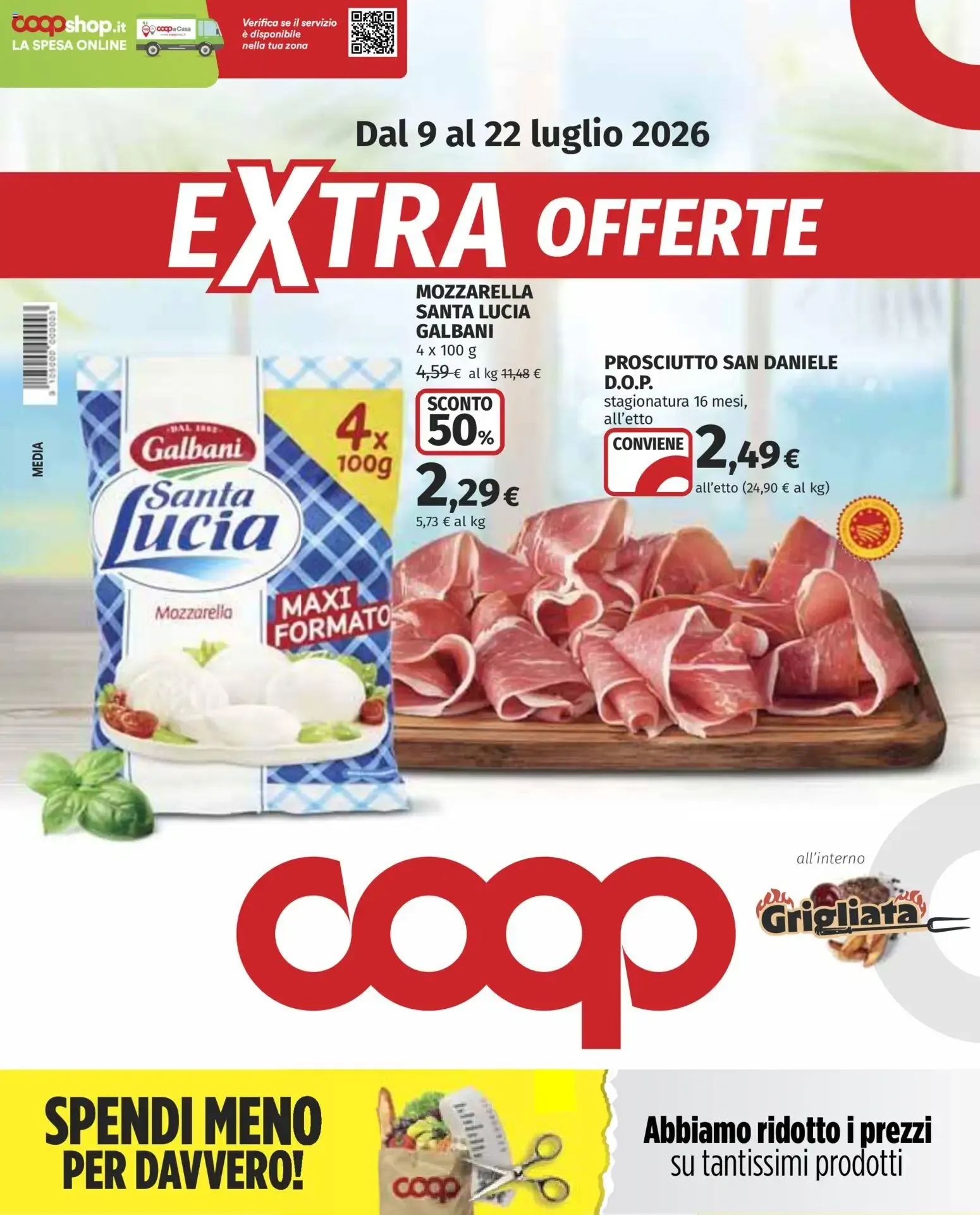 COOP Extra Offerte da 9 luglio a 22 luglio di 2026 - Pagina del volantino 1