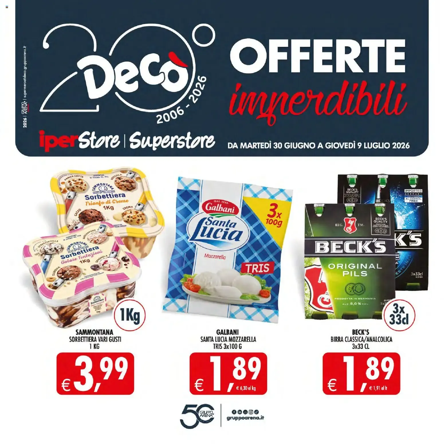 Nuovo Decò volantino iperStore, Superstore Sicilia dal 30/06/2026 > offerte anteprima 🛍️ da 30 giugno a 9 luglio di 2026 - Pagina del volantino 1