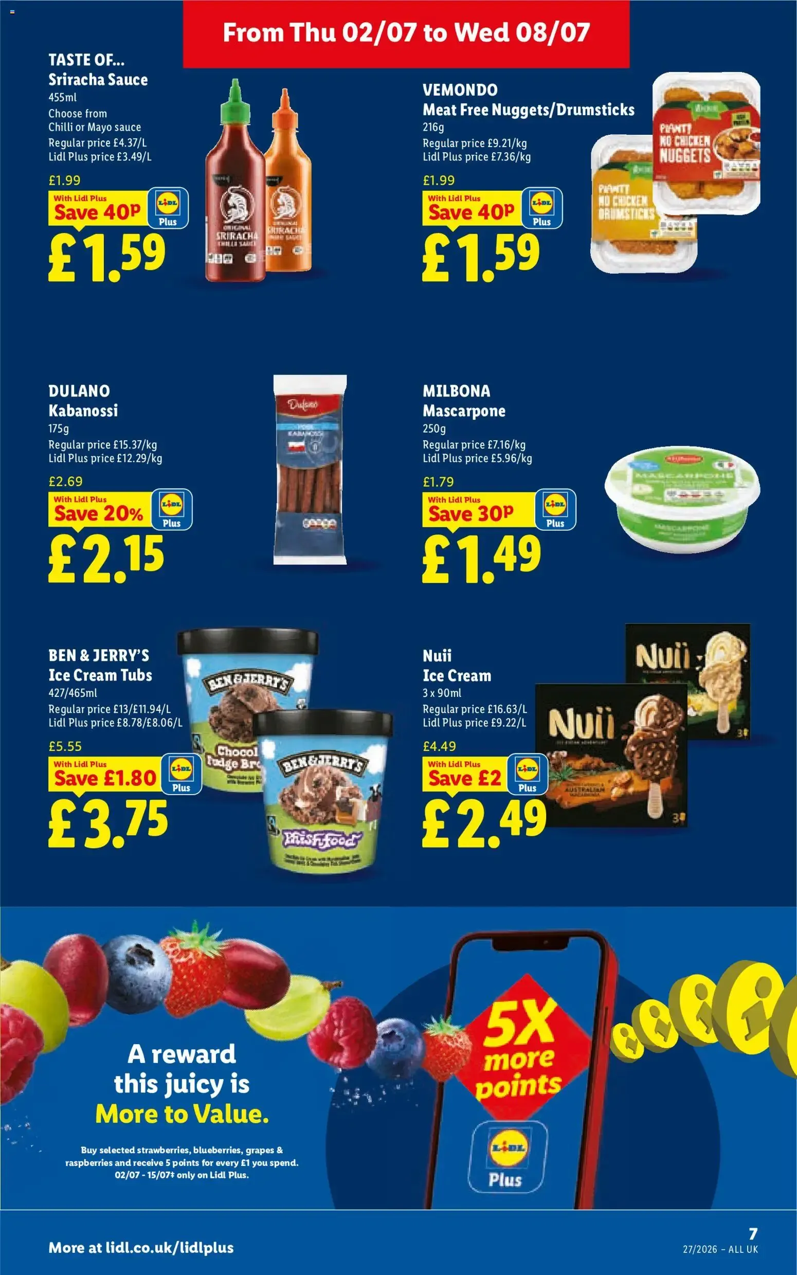 Lidl: Beating the heat, something sweet, More to Value. from 2 July to 8 July 2026 - Catalogue Page 7