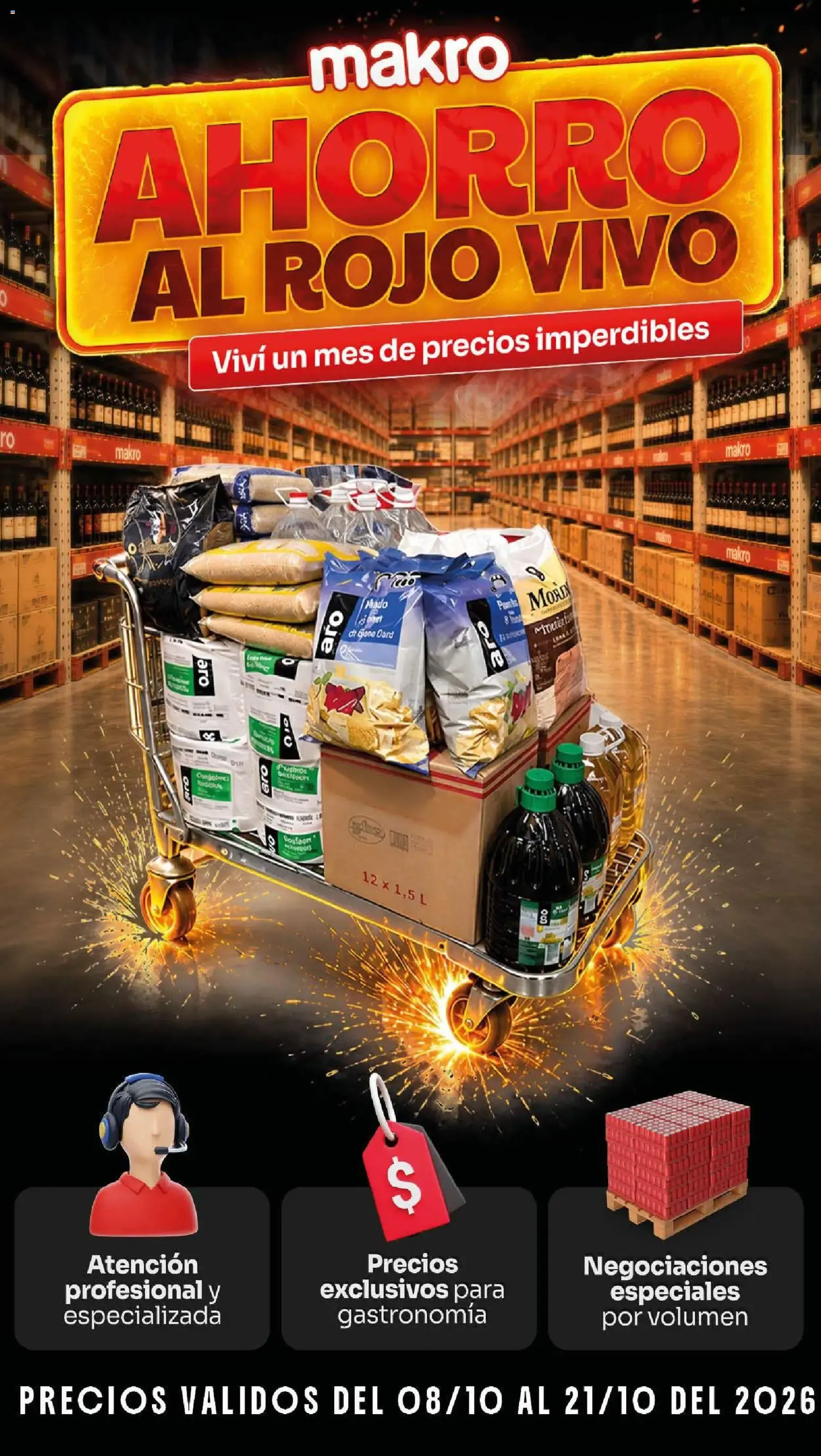 Ofertas de Makro: Ahorro al Rojo Vivo 8 de octubre al 21 de octubre 2026 - Página 1 del catálogo