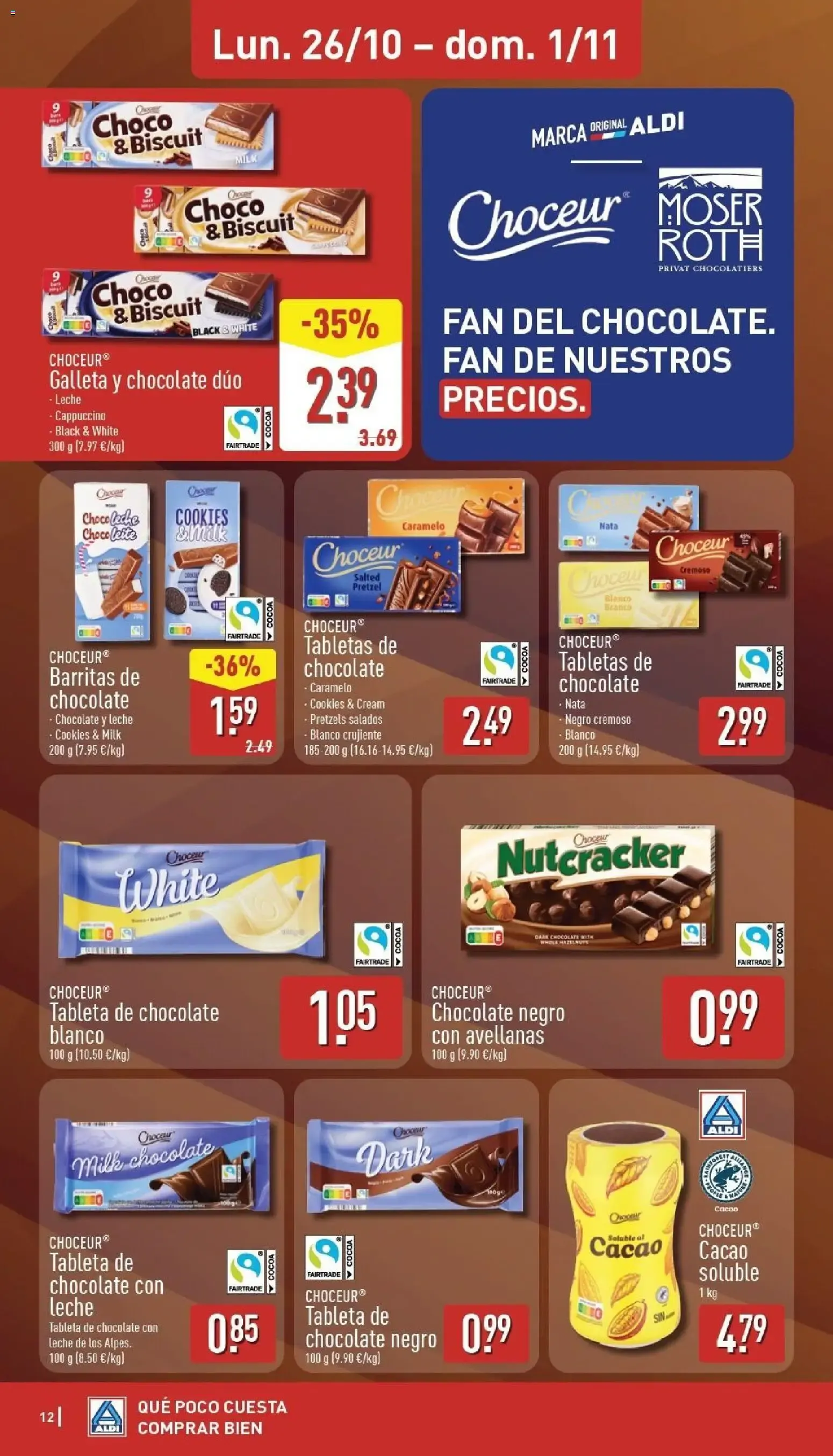 Catálogo de Aldi: Bajos precios en frescos 26 de octubre al 1 de noviembre 2026 - Página 12