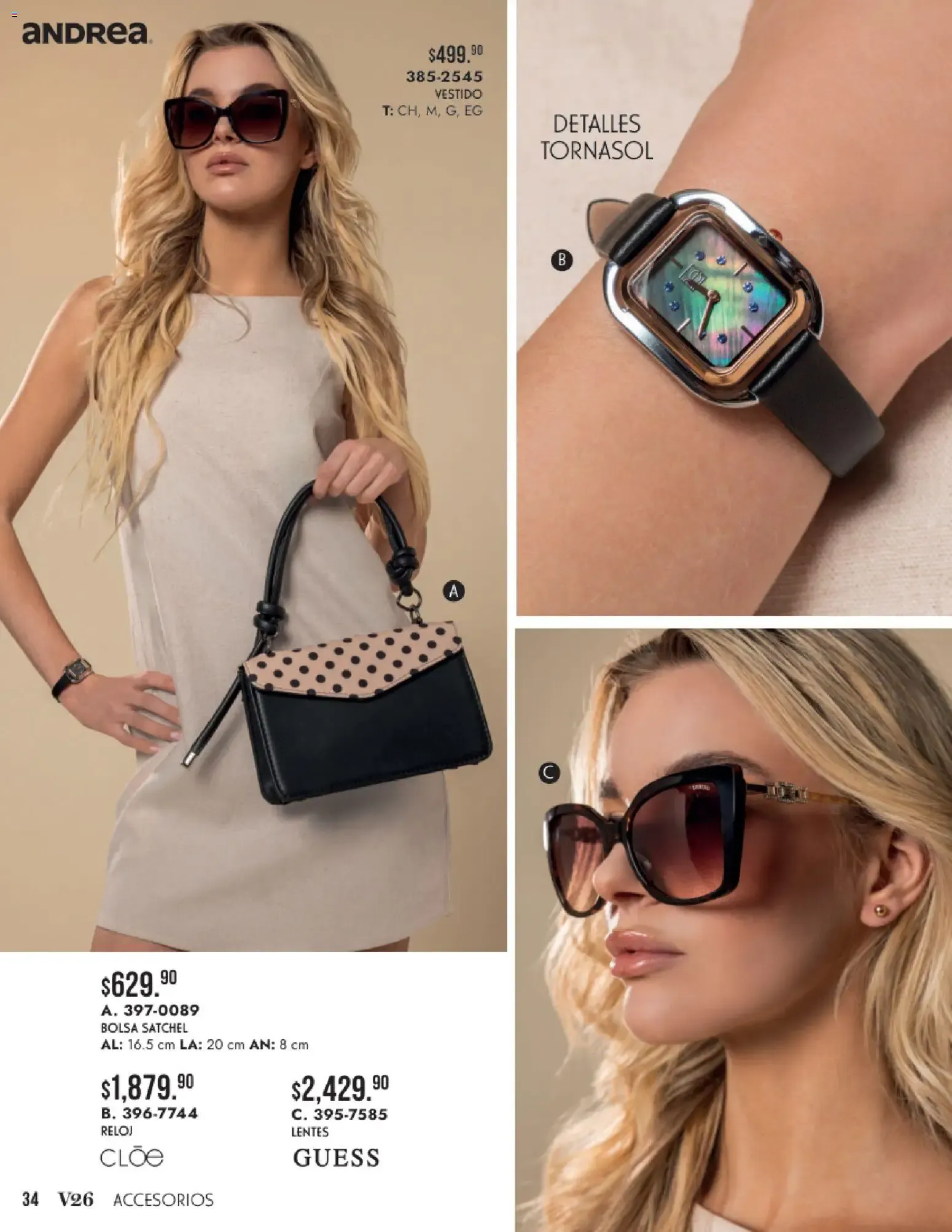 Catálogo de Andrea Verano 26 Accesorios 24 de mayo al 31 de diciembre 2026 - Pagina 34