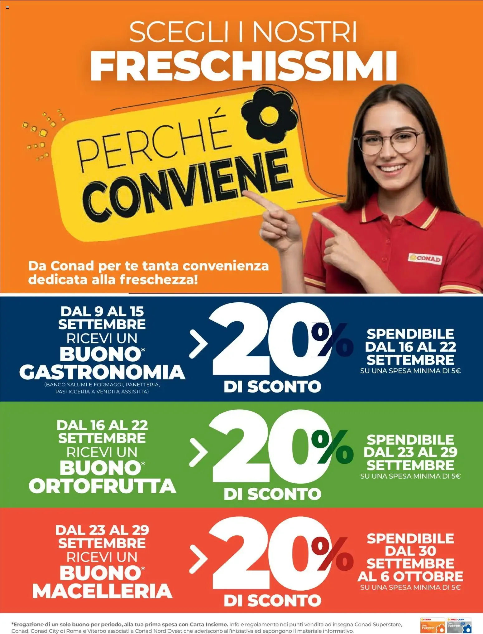 Volantino Conad City - Campioni del Risparmio da 9 settembre a 22 settembre di 2026 - Pagina del volantino 9