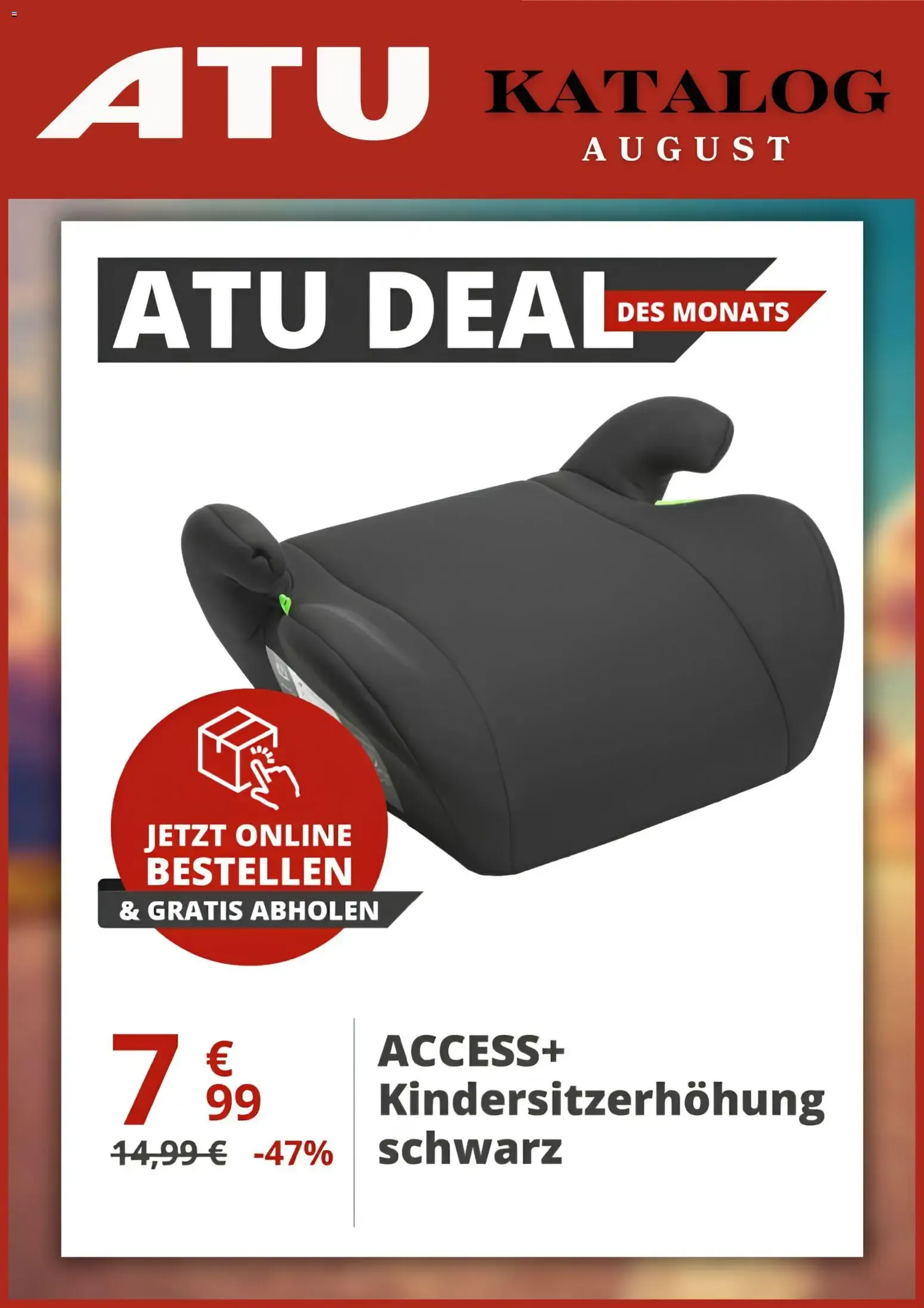 ATU Prospekt vom 01.08.2026 – Angebote online von 1. August bis 31. August 2026 - Prospekt seite 1