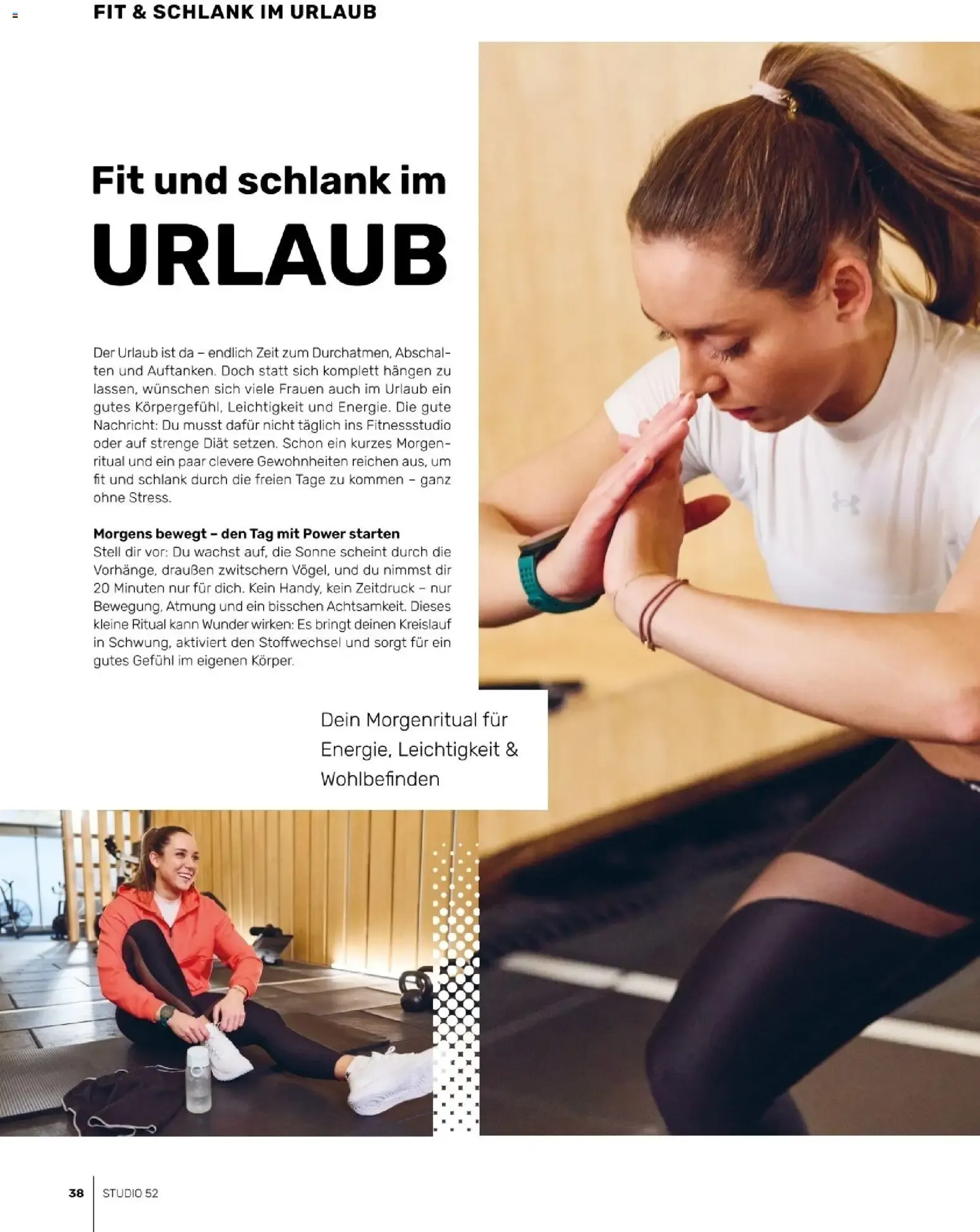 HOME OF STUDIO 52 TRAINING von 26. Januar bis 30. August 2026 - Prospekt seite 37