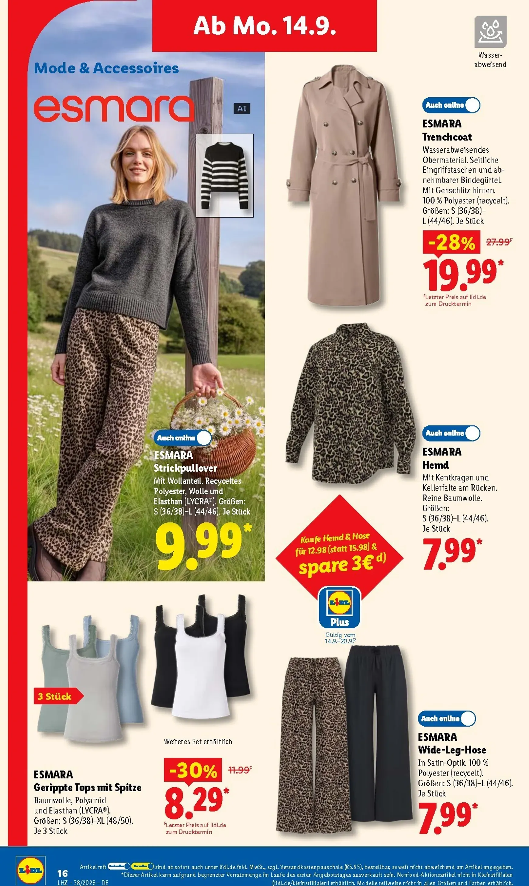 Lidl Prospekt - Ofertas del 14 al 19 de Septiembre von 14. September bis 19. September 2026 - Prospekt seite 31