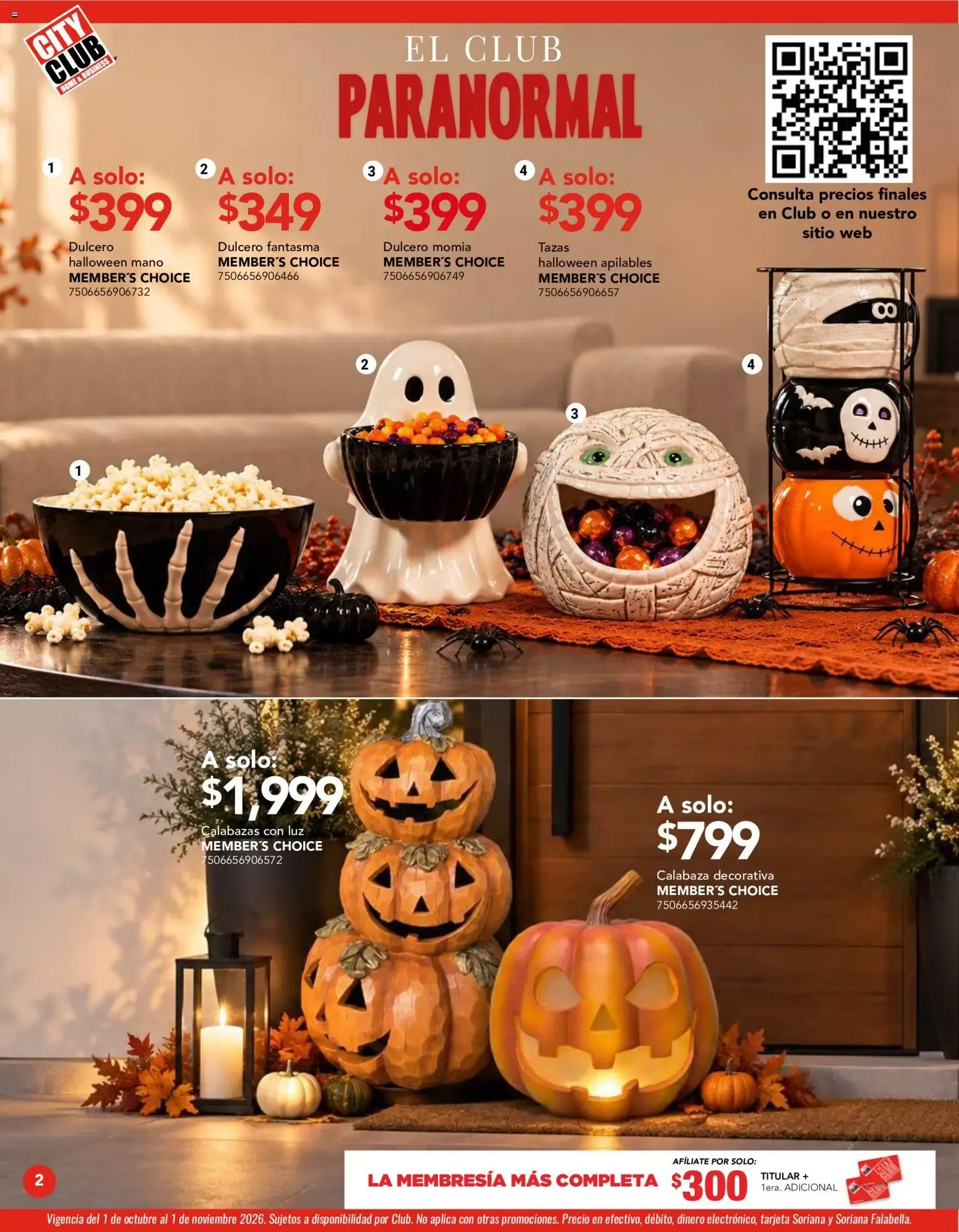 Catálogo de City Club: El Club Paranormal - Halloween 1 de octubre al 1 de noviembre 2026 - Pagina 2