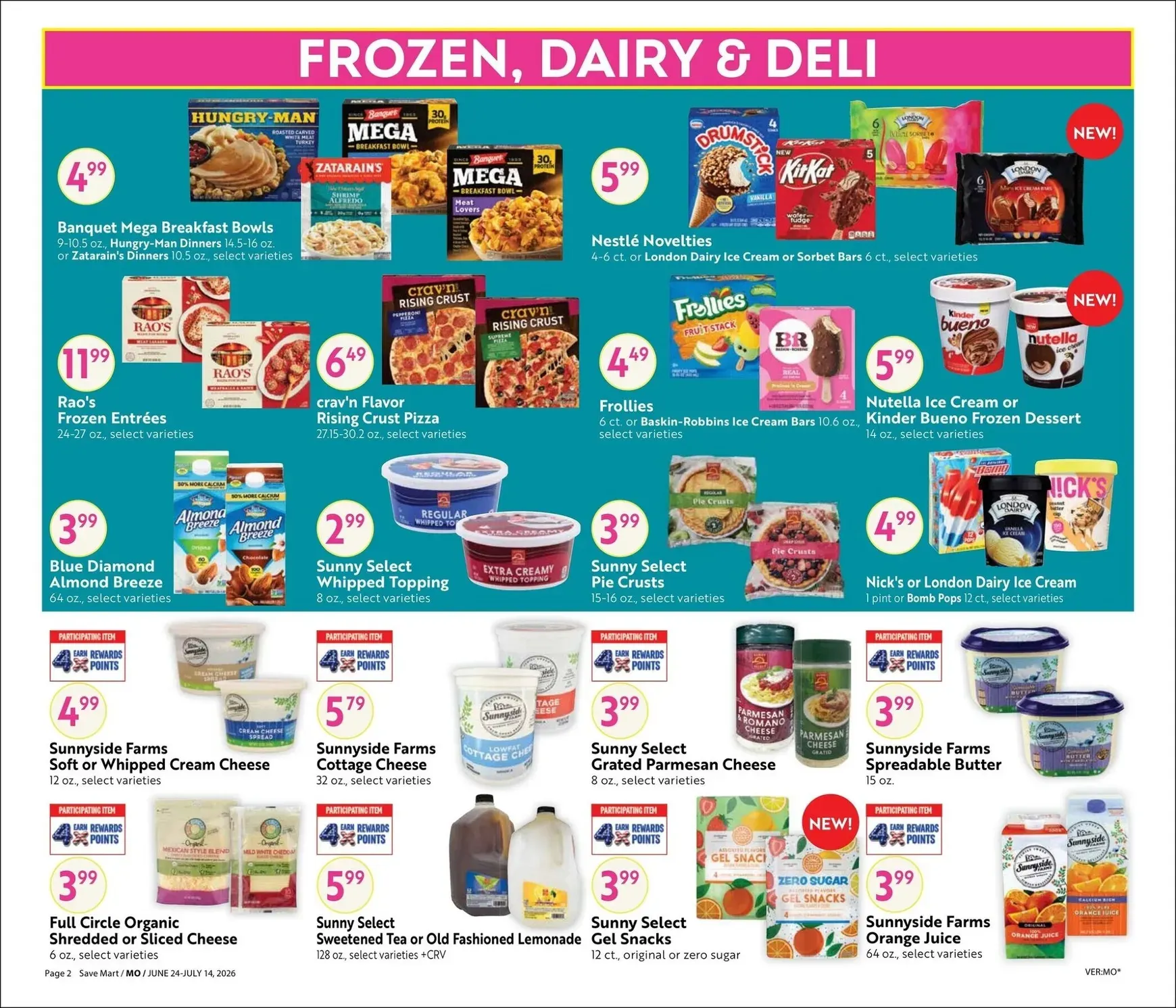 Weekly ad Current Save Mart - Steals & Deals leaflet valid from Wednesday 06/24/2026 to Tuesday 07/14/2026 from June 24 to July 14 2026 - Page 2