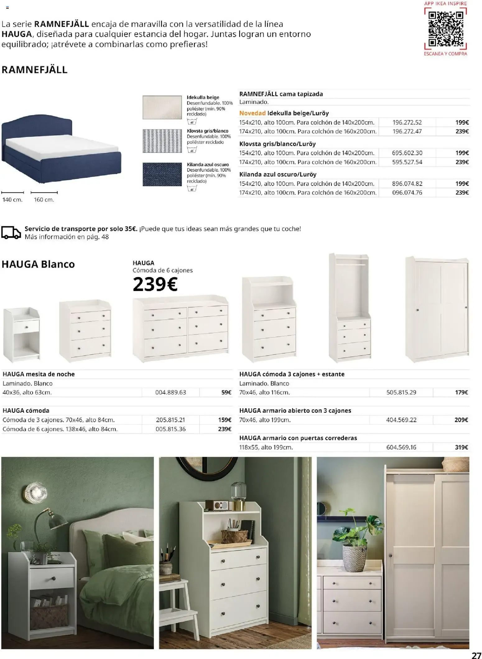 Catálogo de IKEA - Guía de Compra Muebles para el Dormitorio 1 de septiembre al 31 de enero 2027 - Página 27