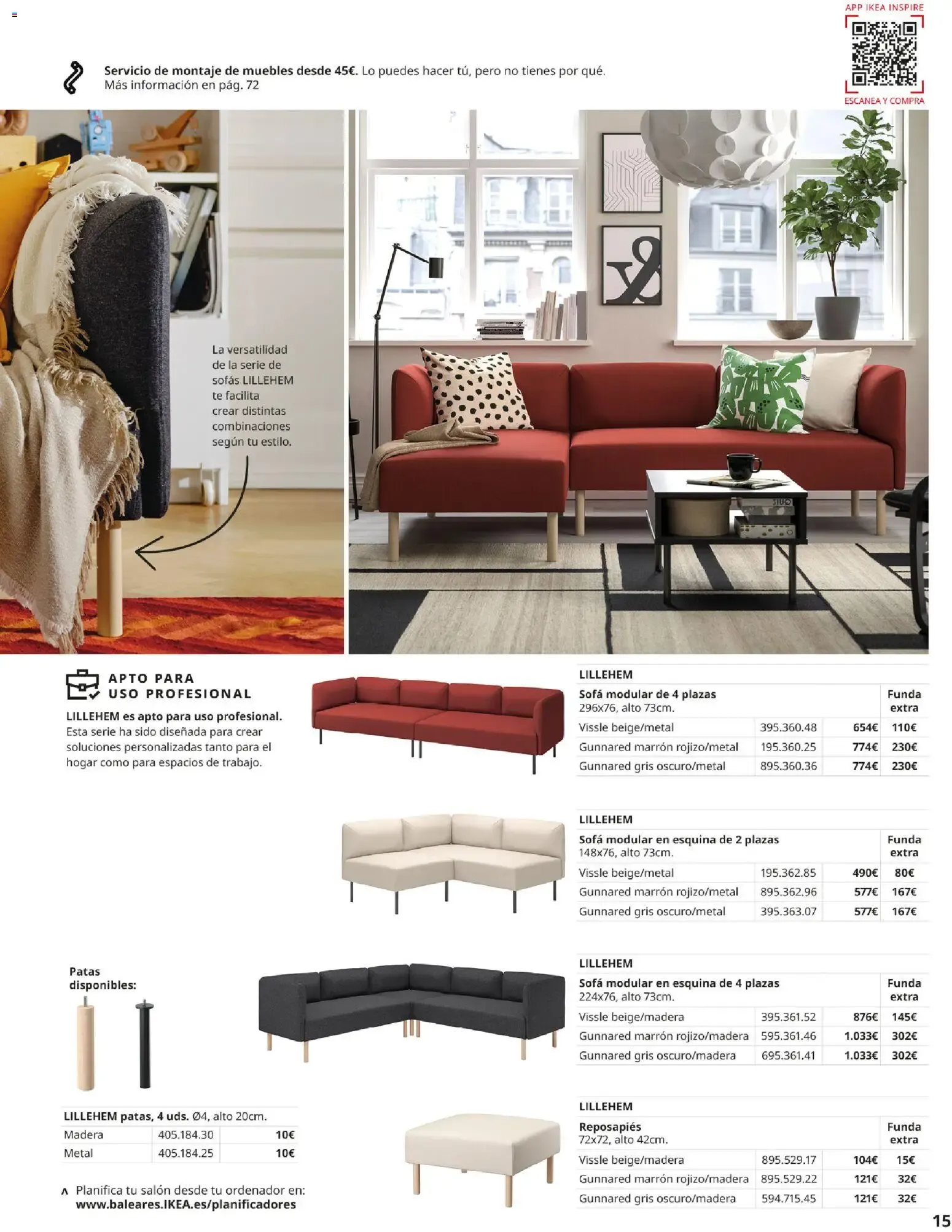 Catálogo de Guía de Compra Sofás IKEA 7 de mayo al 31 de agosto 2026 - Página 15