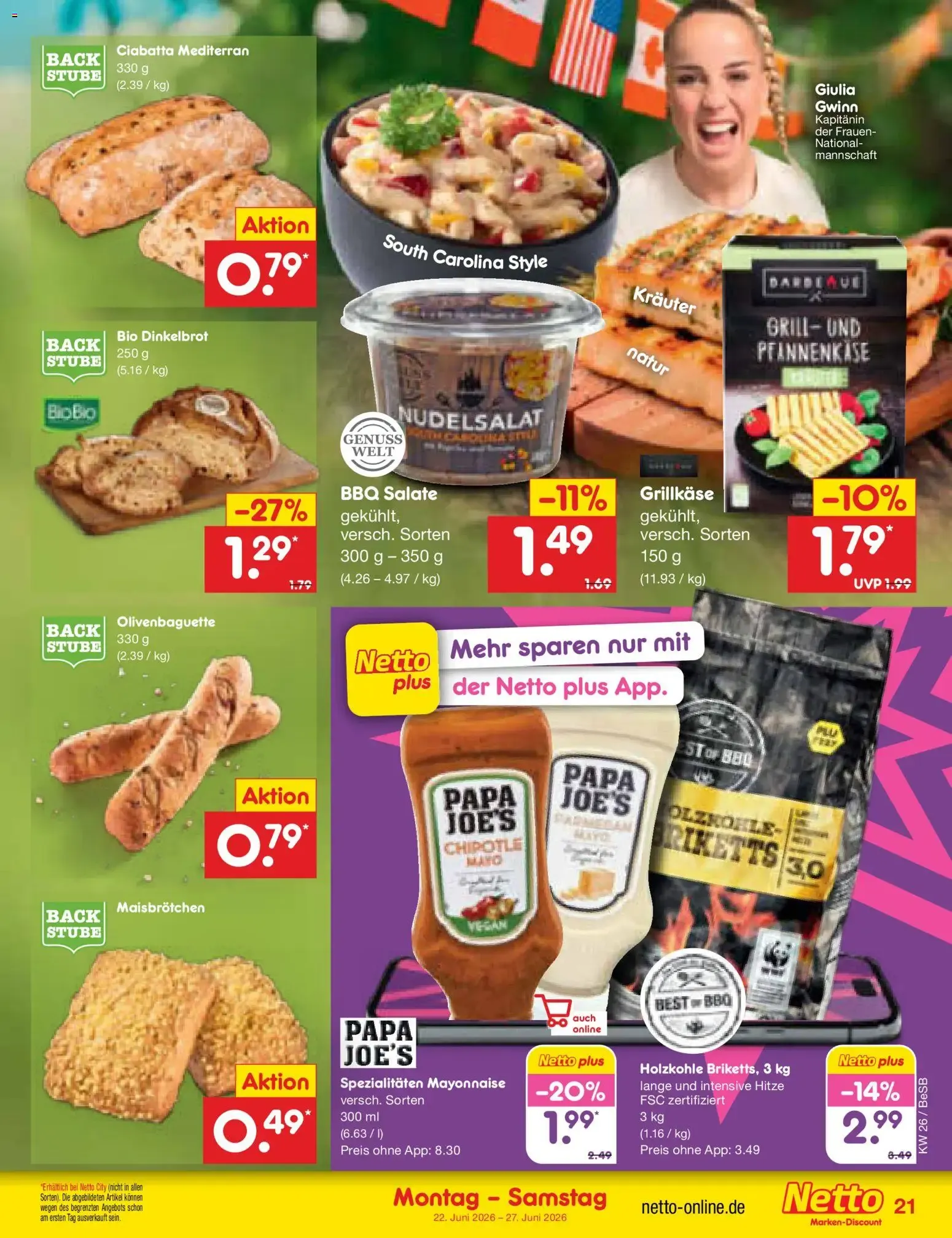 Netto Marken-Discount Prospekt (ab 22.06.2026) » Angebote von 22. Juni bis 27. Juni 2026 - Prospekt seite 27