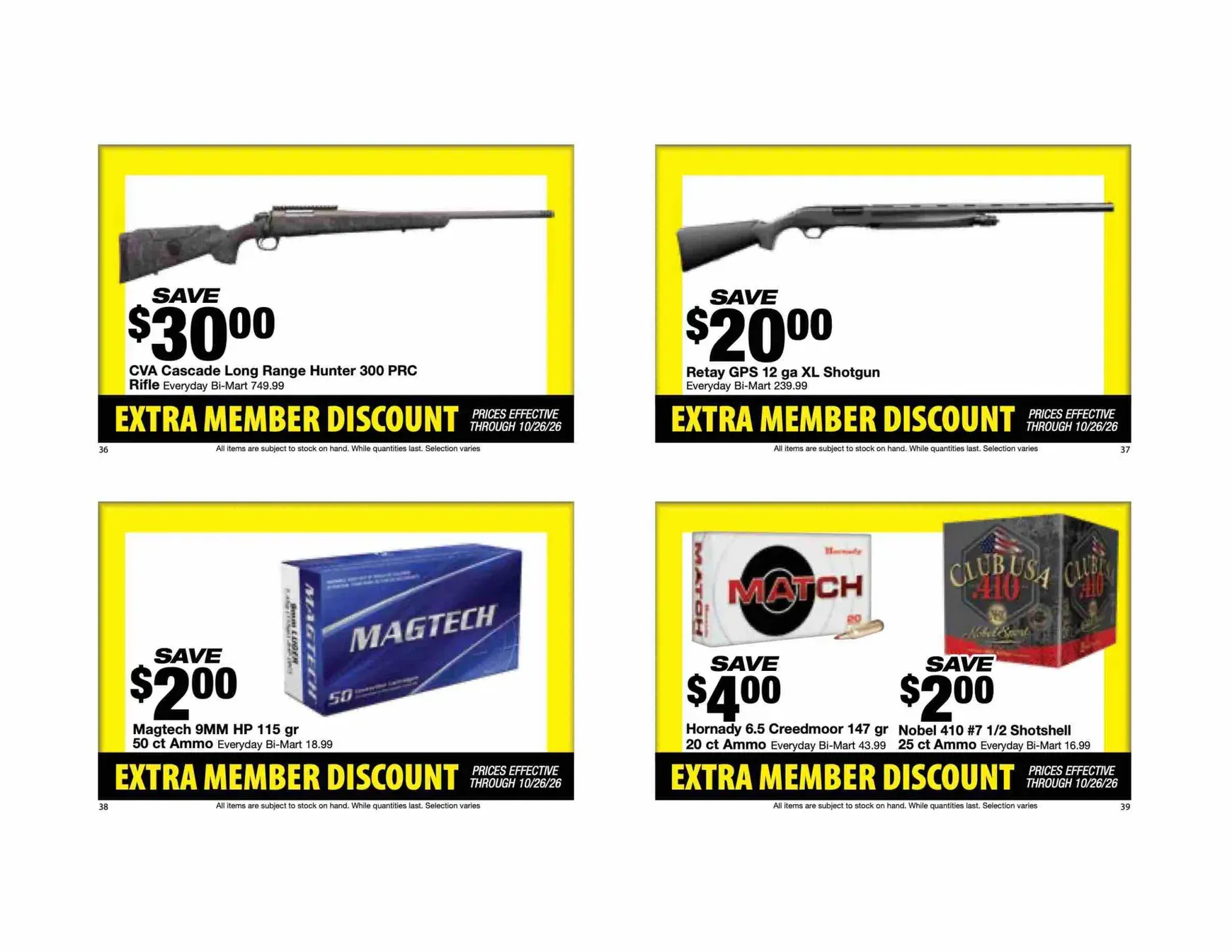 Weekly ad Current Bi-Mart - Extra member discount leaflet valid from Tuesday 10/13/2026 to Monday 10/26/2026 from October 13 to October 26 2026 - Page 11
