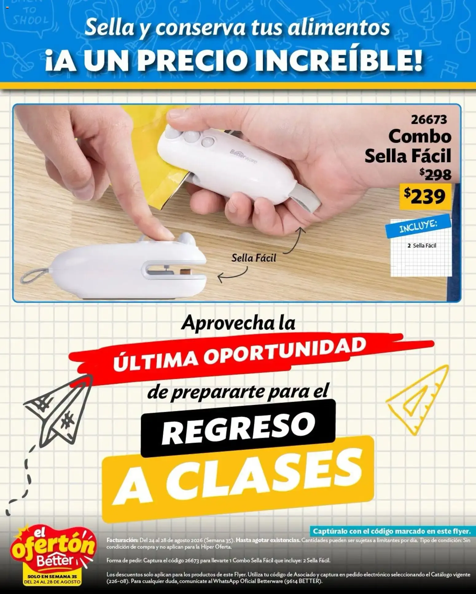 Catálogo de El Ofertón Betterware - Regreso a Clases 24 de agosto al 28 de agosto 2026 - Pagina 8