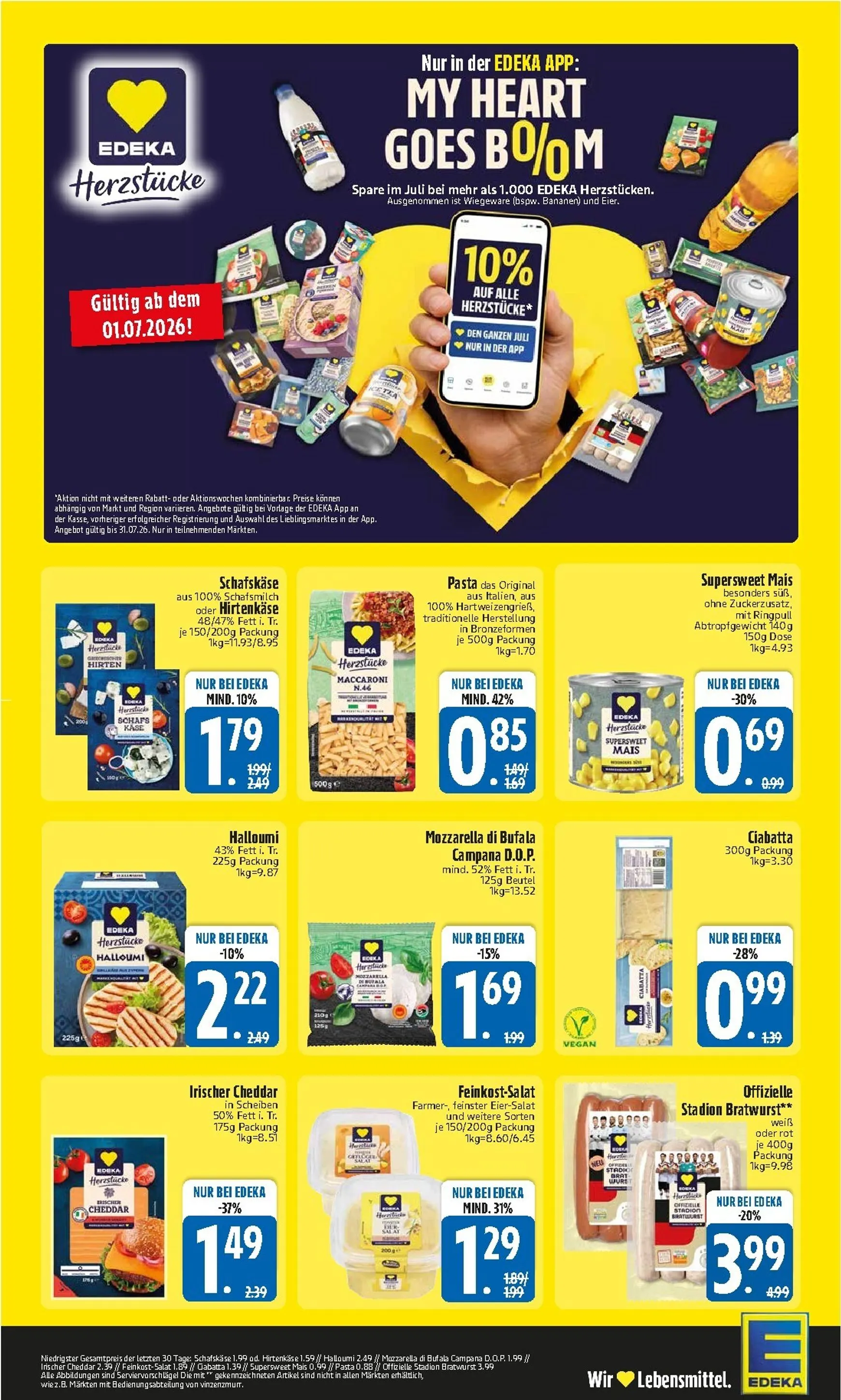 Edeka - Wochenangebote Prospekt – von Montag 29.06.2026 bis Samstag 04.07.2026 von 29. Juni bis 4. Juli 2026 - Prospekt seite 2