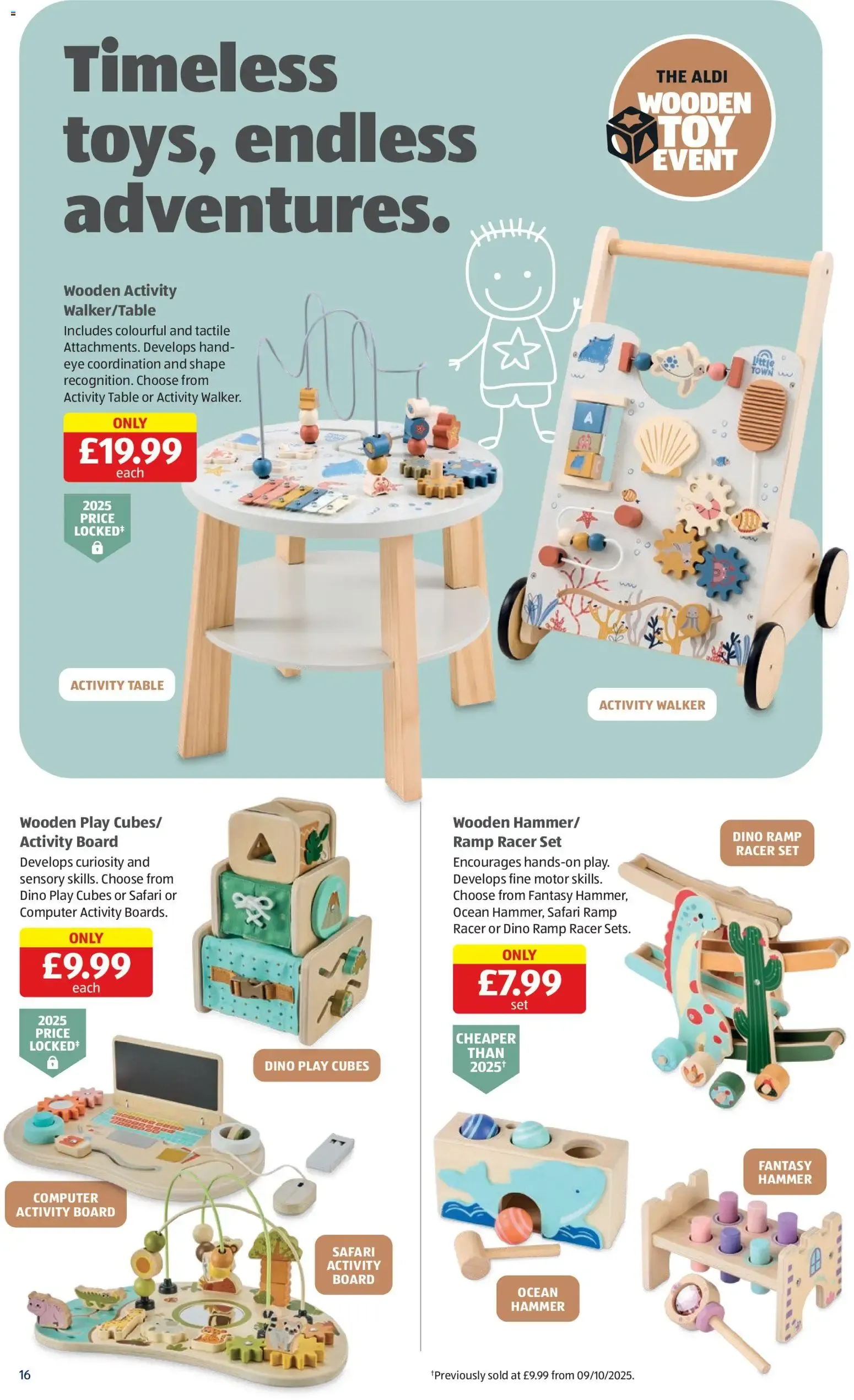 Aldi Specialbuys - The Wooden Toy Event from 5 October to 11 October 2026 - Catalogue Page 16