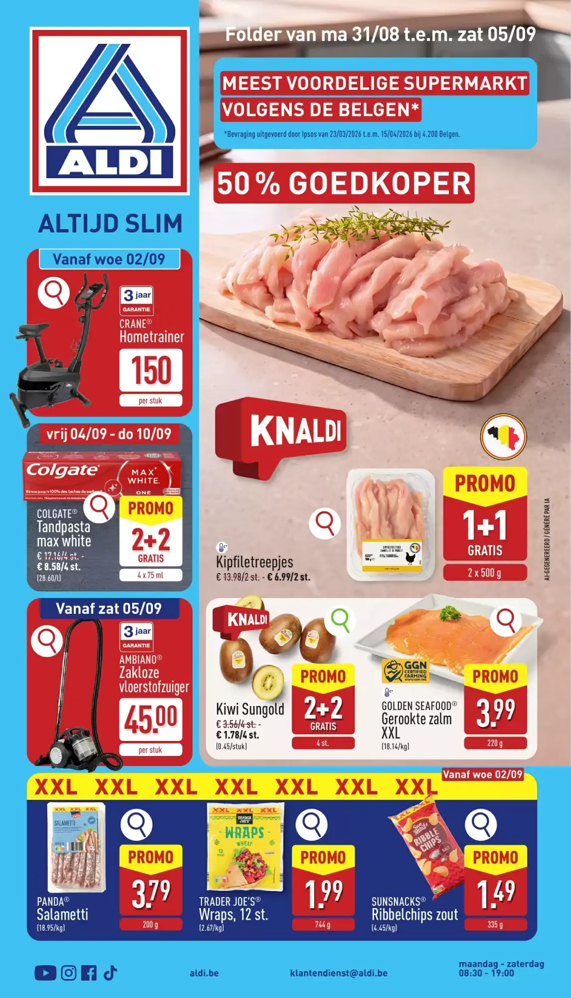 ALDI Folder van 31/08 t.e.m. 05/09 van 31 augustus tot 5 september 2026 - folder pagina 1
