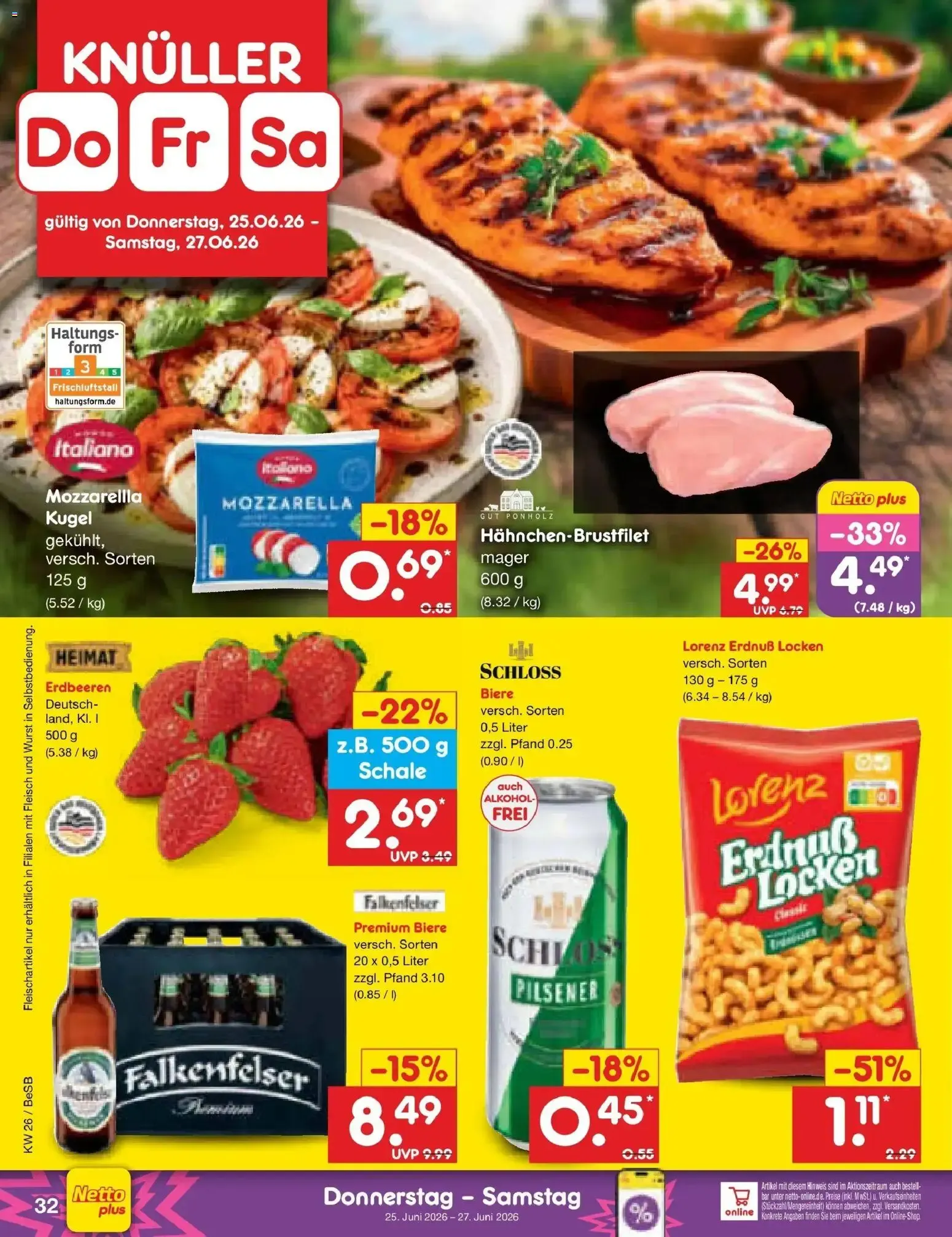Netto Marken-Discount Prospekt Kremmen (ab 22.06.2026) » Angebote von 22. Juni bis 27. Juni 2026 - Prospekt seite 44
