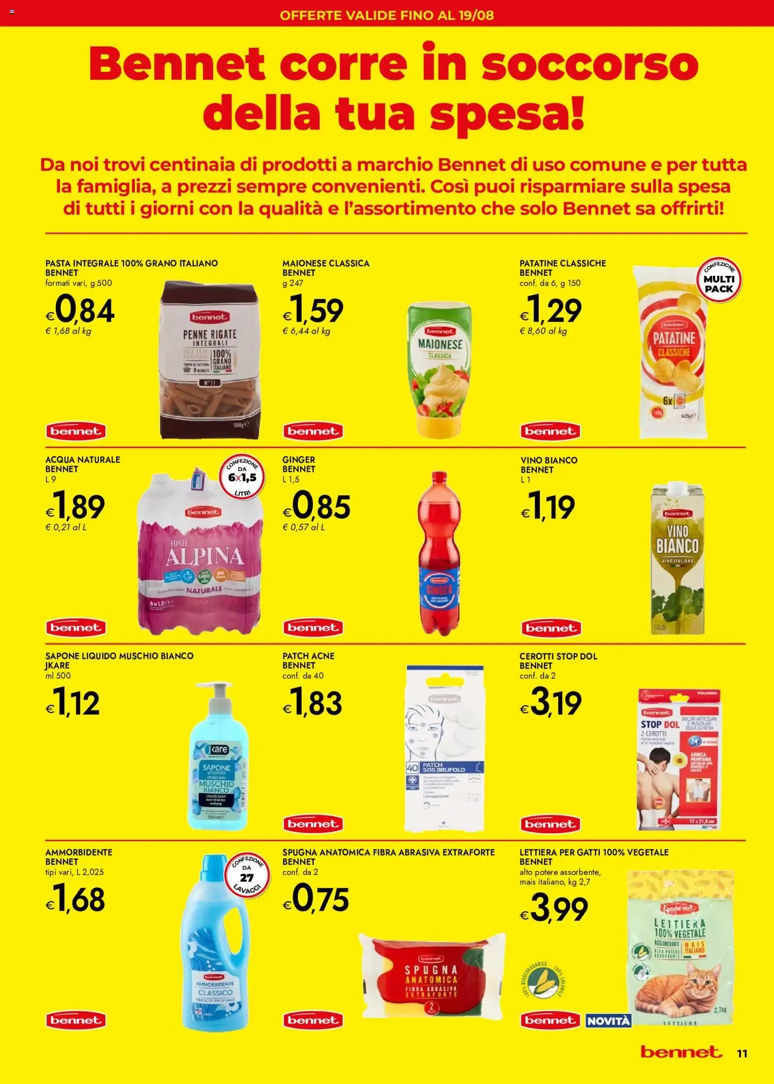 Nuovo bennet volantino Offerte Top dal 25/06/2026 > offerte anteprima 🛍️ da 25 giugno a 8 luglio di 2026 - Pagina del volantino 11
