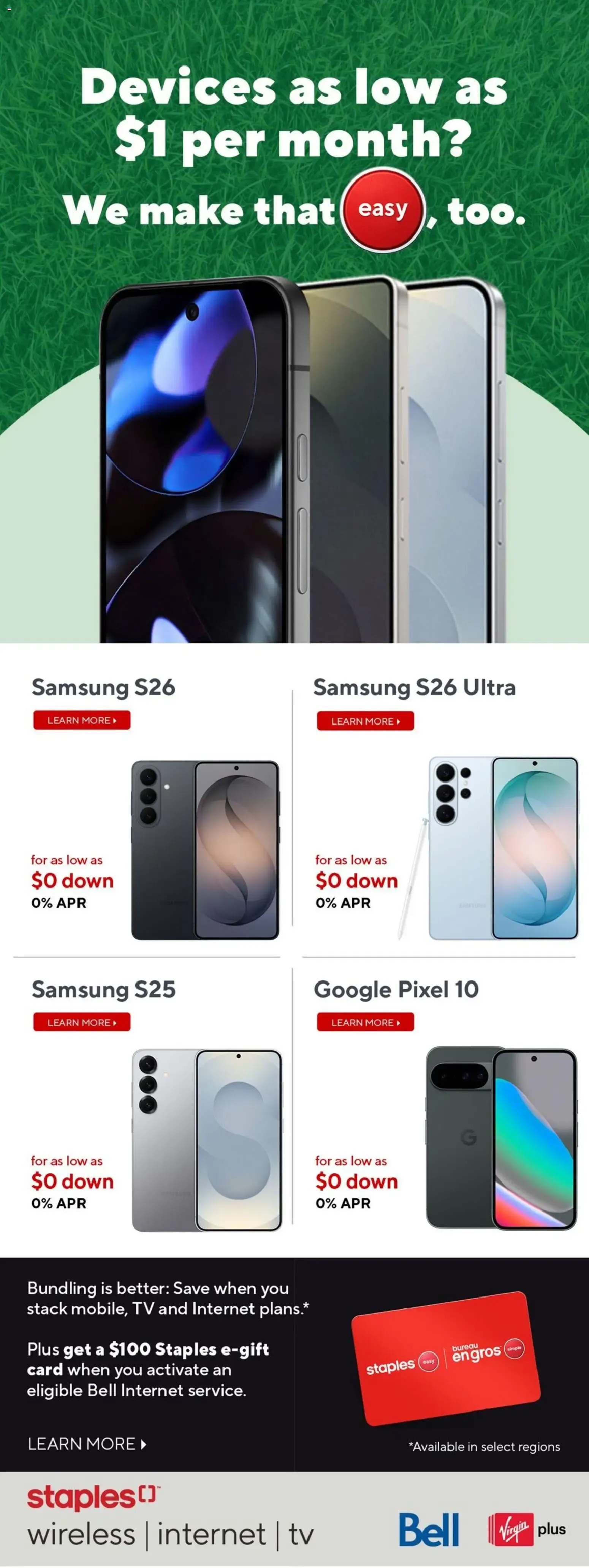Staples weekly flyer / circulaire from Jun 5, 2026 > weekly specials & deals from June 5 to June 11 2026 - flyer page 6