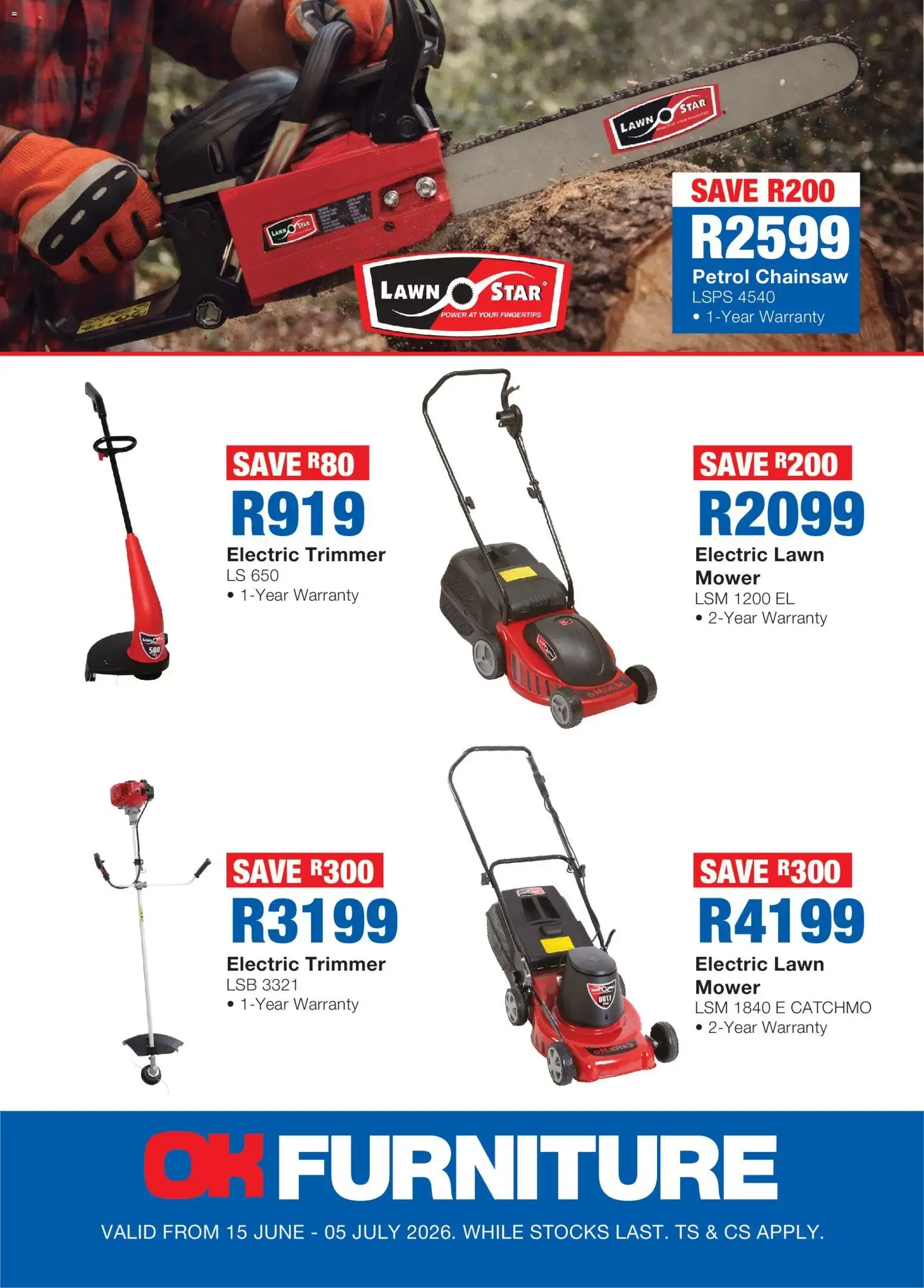 OK Furniture - Lawnstar (15/06/2026 - 05/07/2026) Online from 15 June to 5 July 2026 - Catalogue Page 1