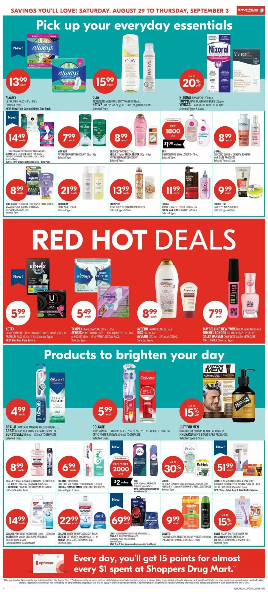 Shoppers Drug Mart flyer week 35 from August 29 to September 3 2026 - flyer page 13