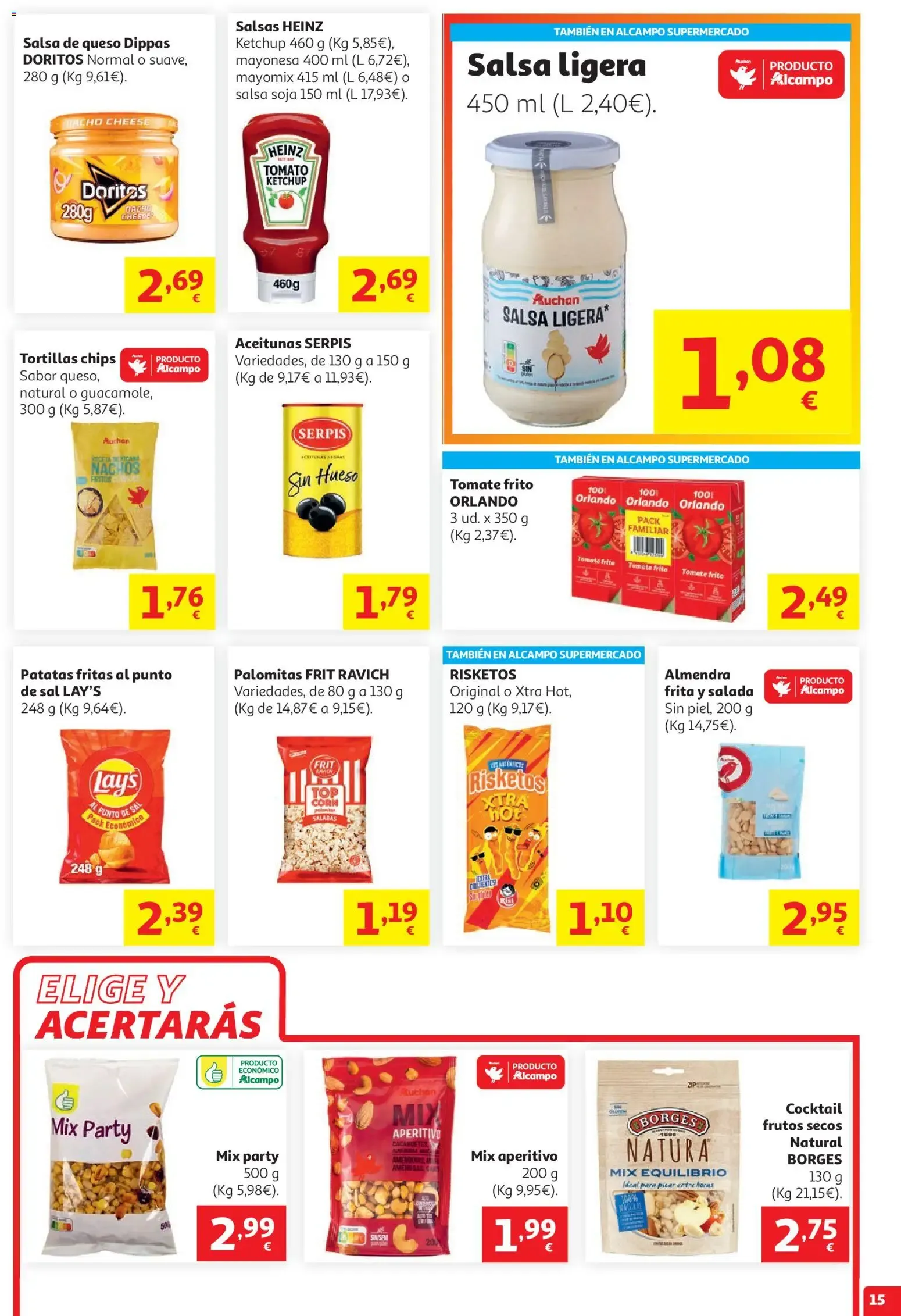 Catálogo de Come fácil en verano en un abrir y cerrar de nevera 29 de julio al 12 de agosto 2026 - Página 15