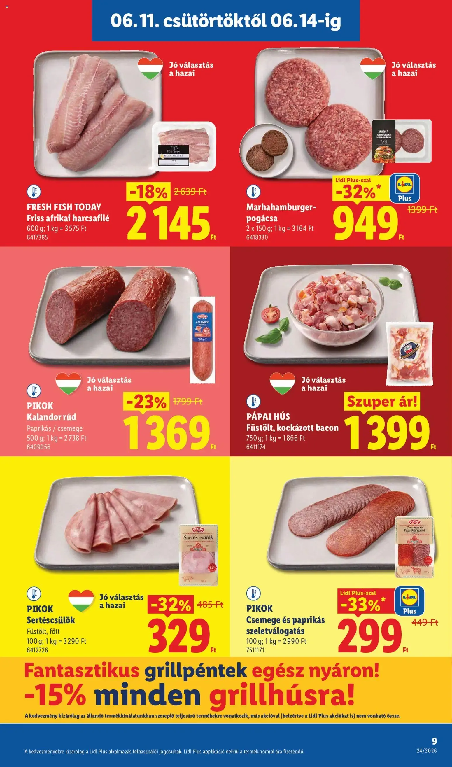 Katalógus Lidl akciós újság - 2026.06.11. -tól/töl > akció, lapozható szórólap 🛍️ június 11.-tól június 17.-ig 2026. - Oldal 9