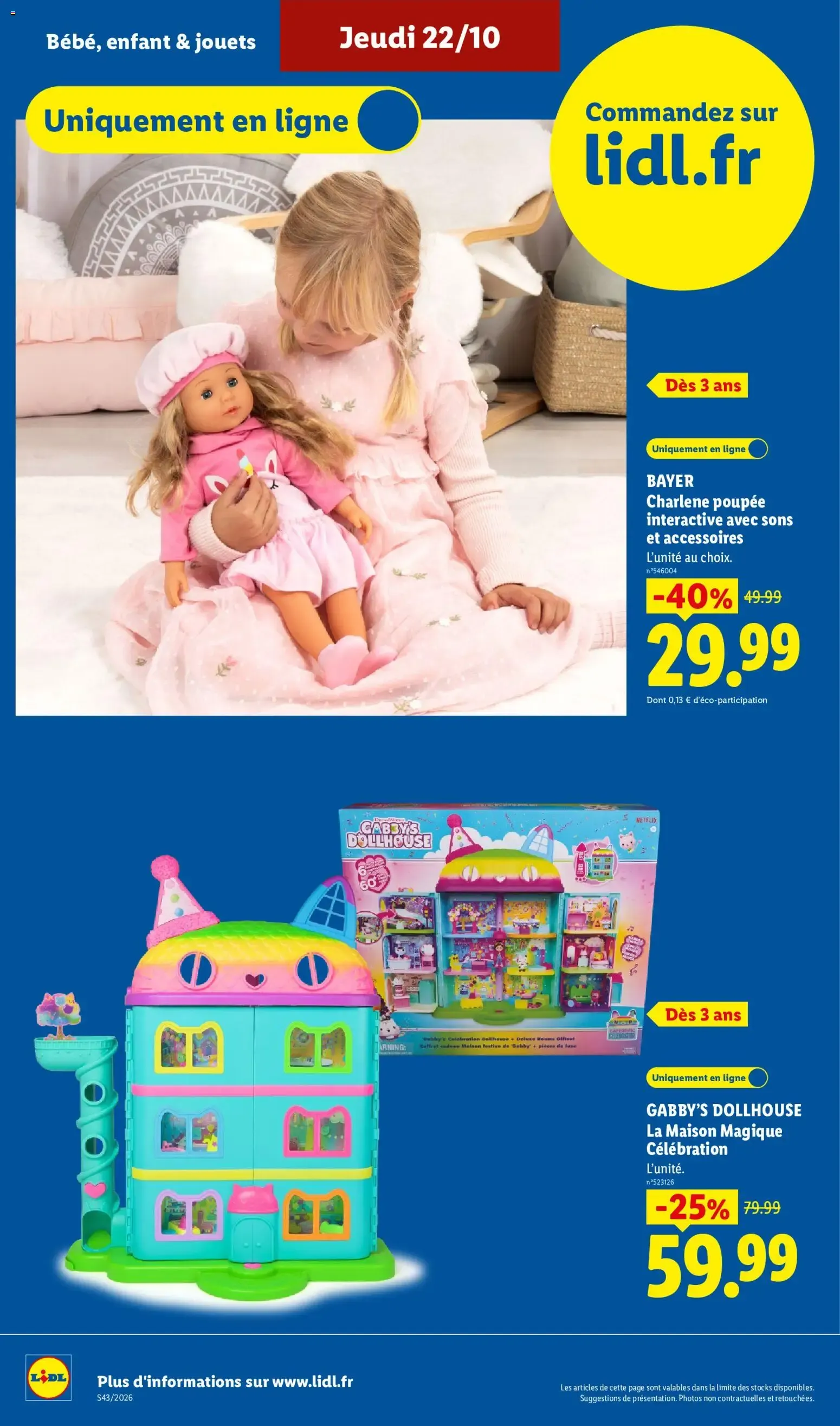 Lidl: Le Moins Toujours Plus du 22 octobre au 28 octobre 2026 - Catalogue page 38