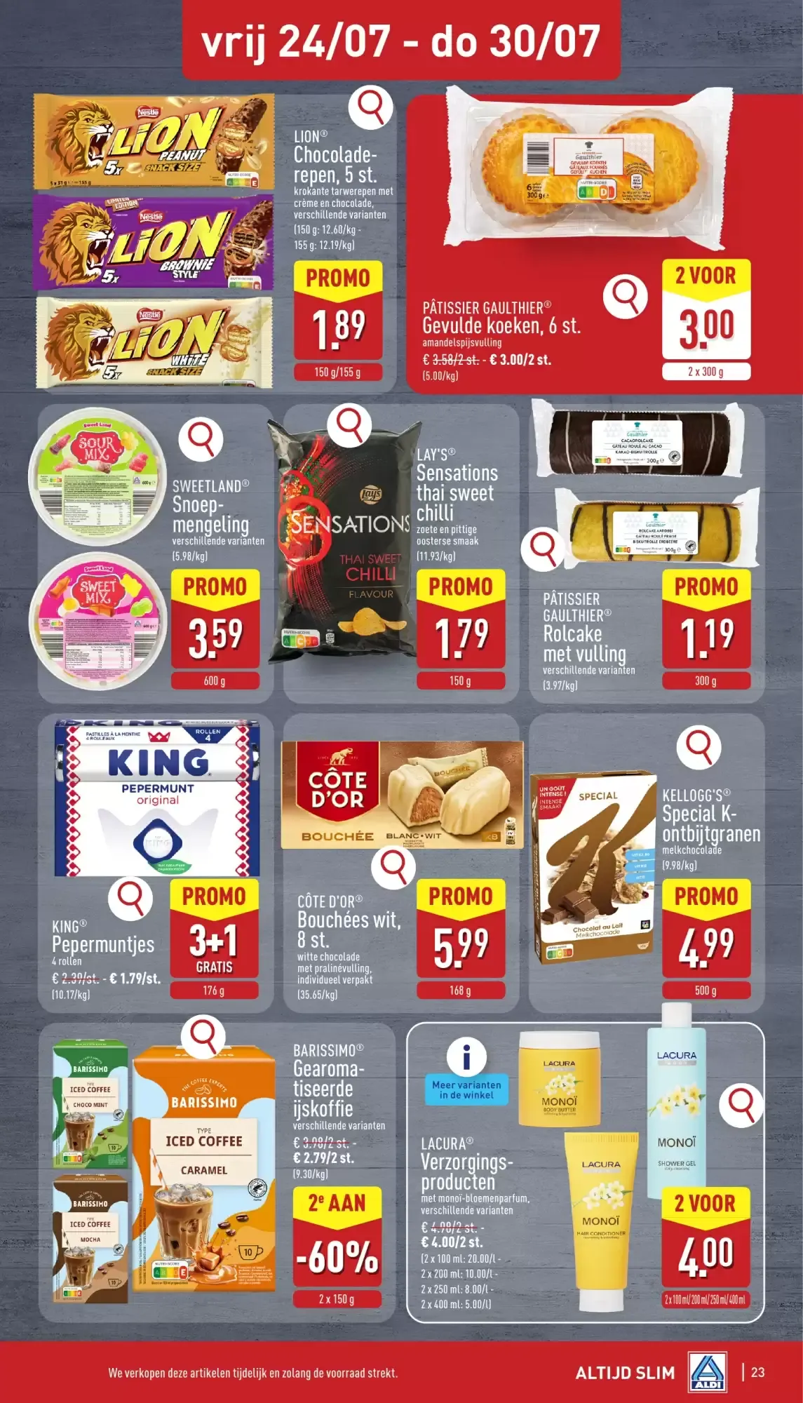 Aldi folder van 20/07 t.e.m. 25/07 van 20 juli tot 25 juli 2026 - folder pagina 23
