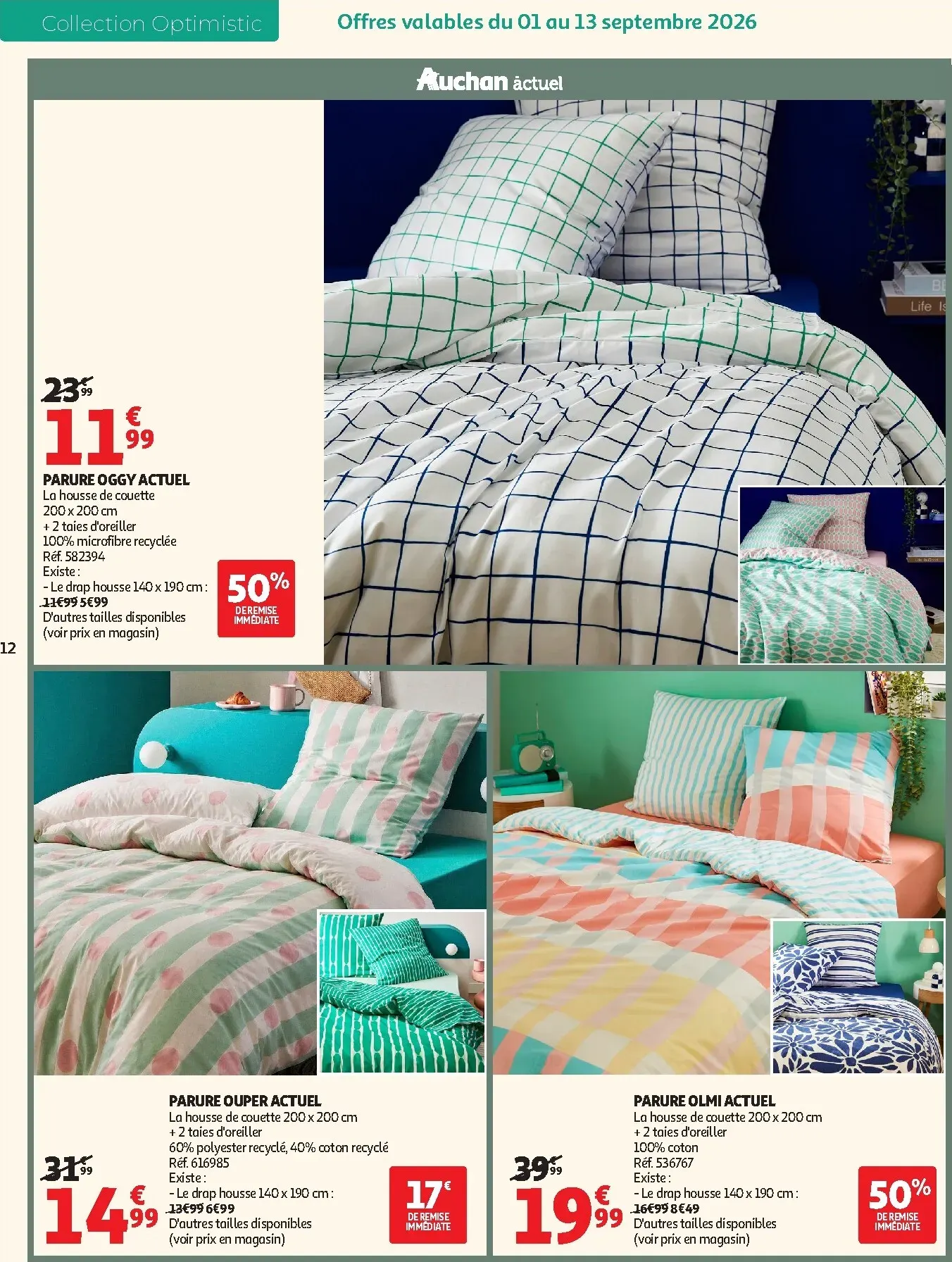 Current Auchan - Inspiration déco leaflet valid from du mardi 01/09/2026 to du dimanche 01/11/2026 du 1 septembre au 1 novembre 2026 - Catalogue page 12