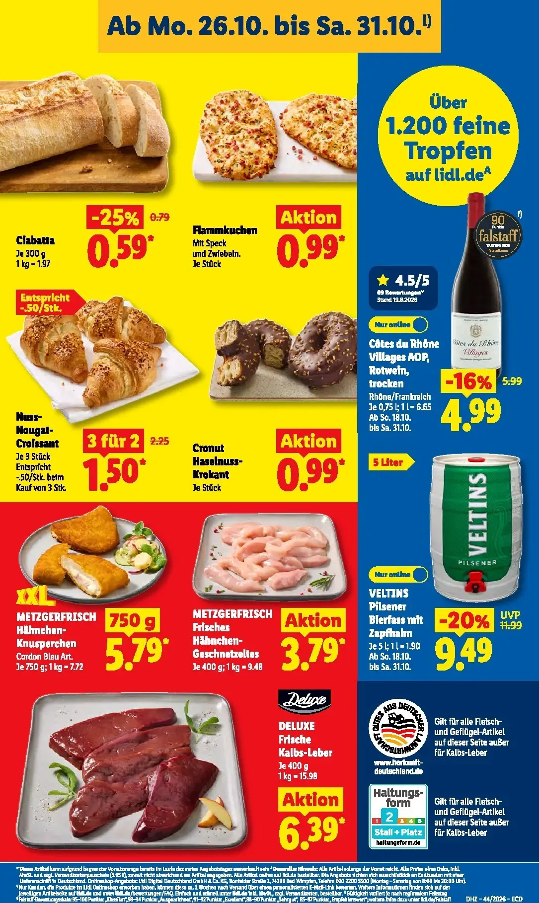 Lidl Prospekt nächste Woche – von Montag 26.10.2026 bis Samstag 31.10.2026 von 26. Oktober bis 31. Oktober 2026 - Prospekt seite 12
