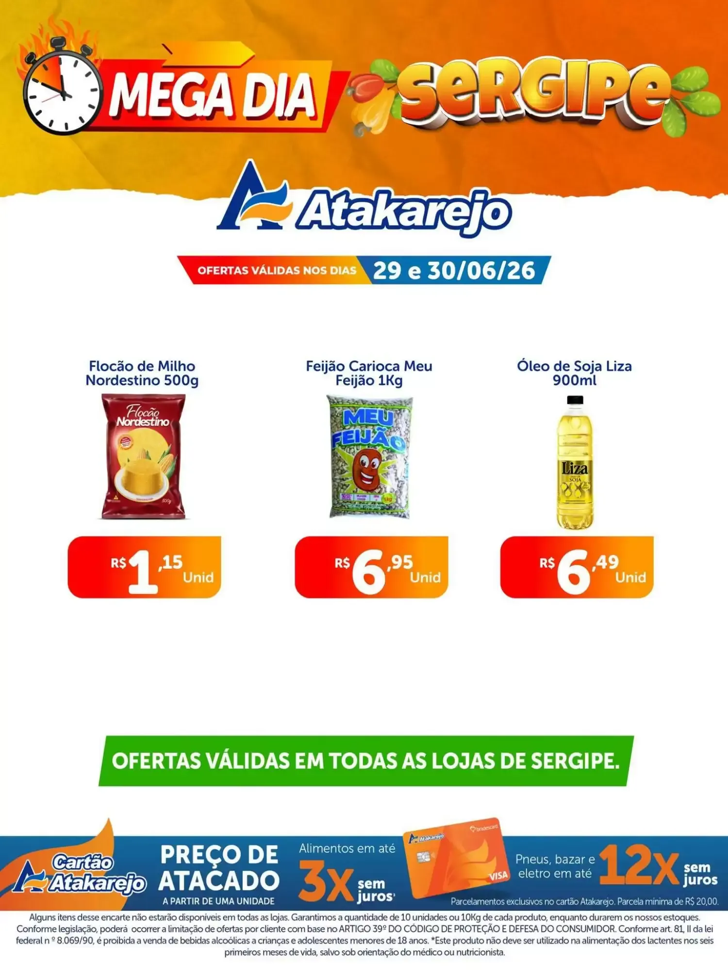 Encarte de MEGA DIA Atakarejo SERGIPE 29 de junho até 30 de junho 2026 - Pagina 8