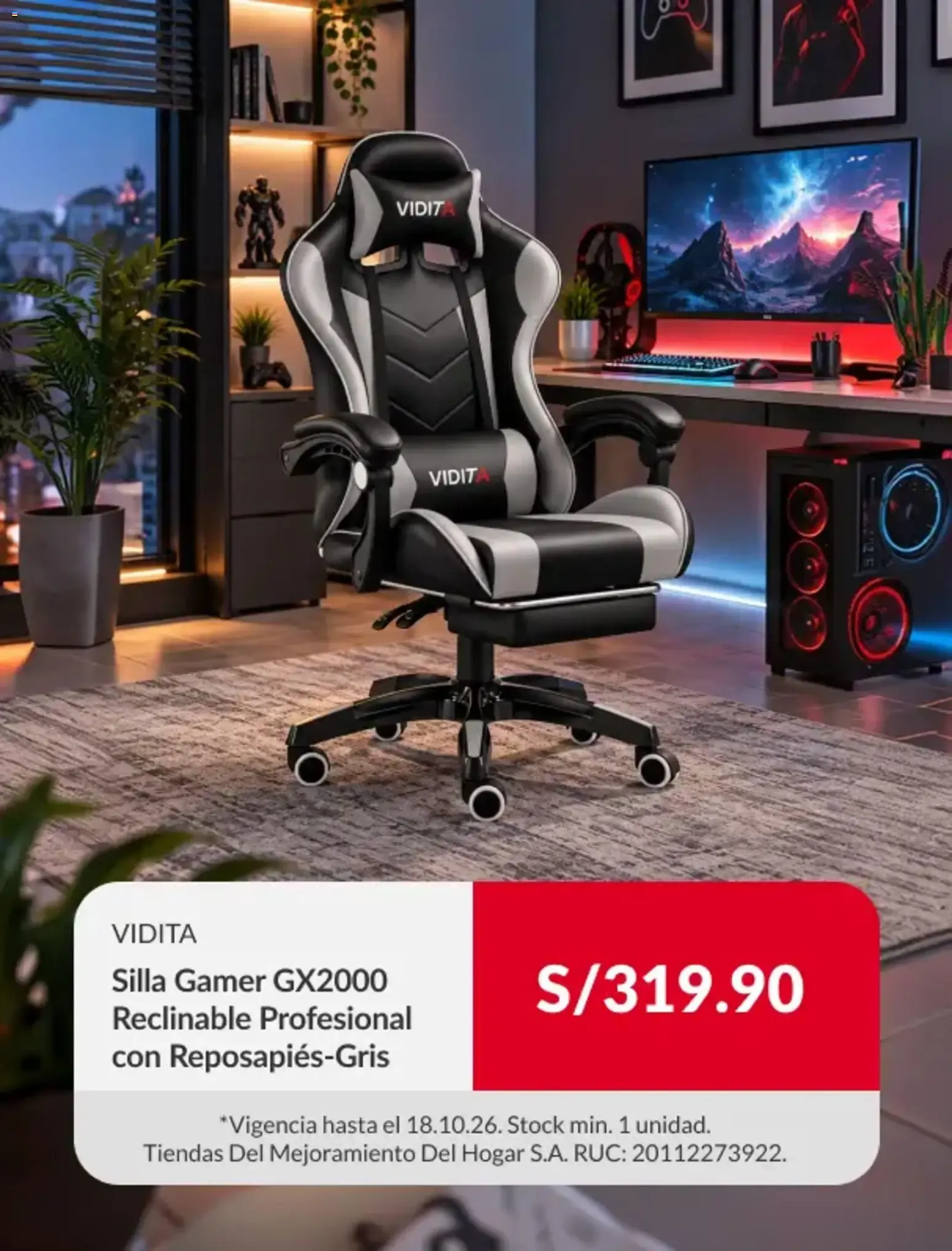 Catalogo de JUST HOME COLLECTION Silla PC Malla Rio G2 Negro 12 de octubre al 18 de octubre 2026 - Pag 4