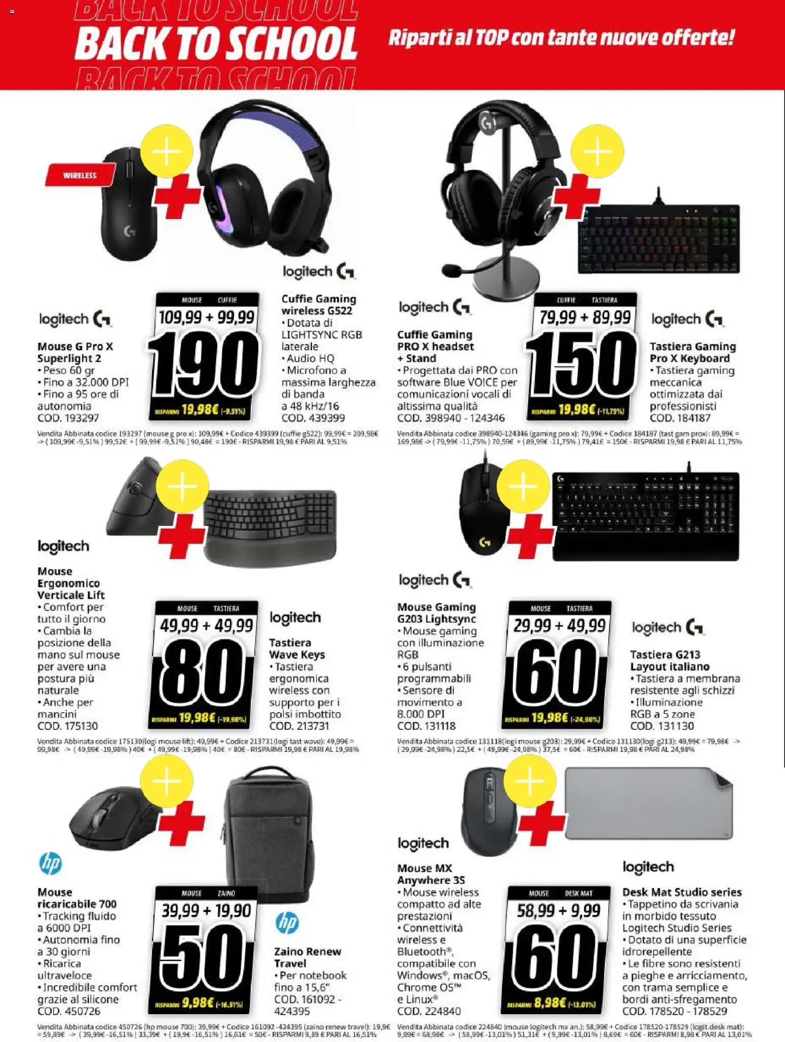 Media World: BACK TO SCHOOL - Ofertas de regreso a clases da 1 settembre a 13 settembre di 2026 - Pagina del volantino 14