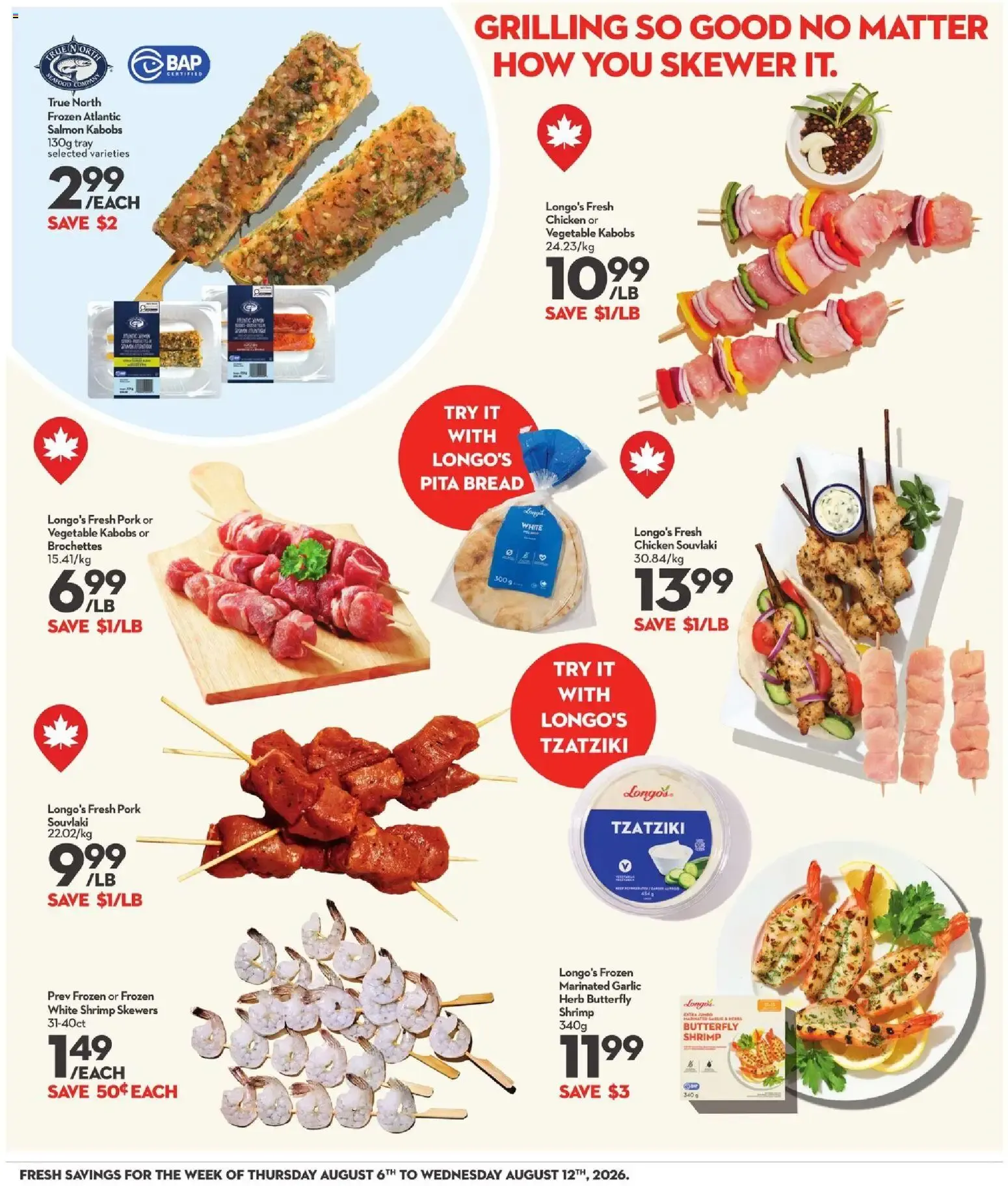 Longo's weekly flyer / circulaire from August 6 to August 12 2026 - flyer page 11
