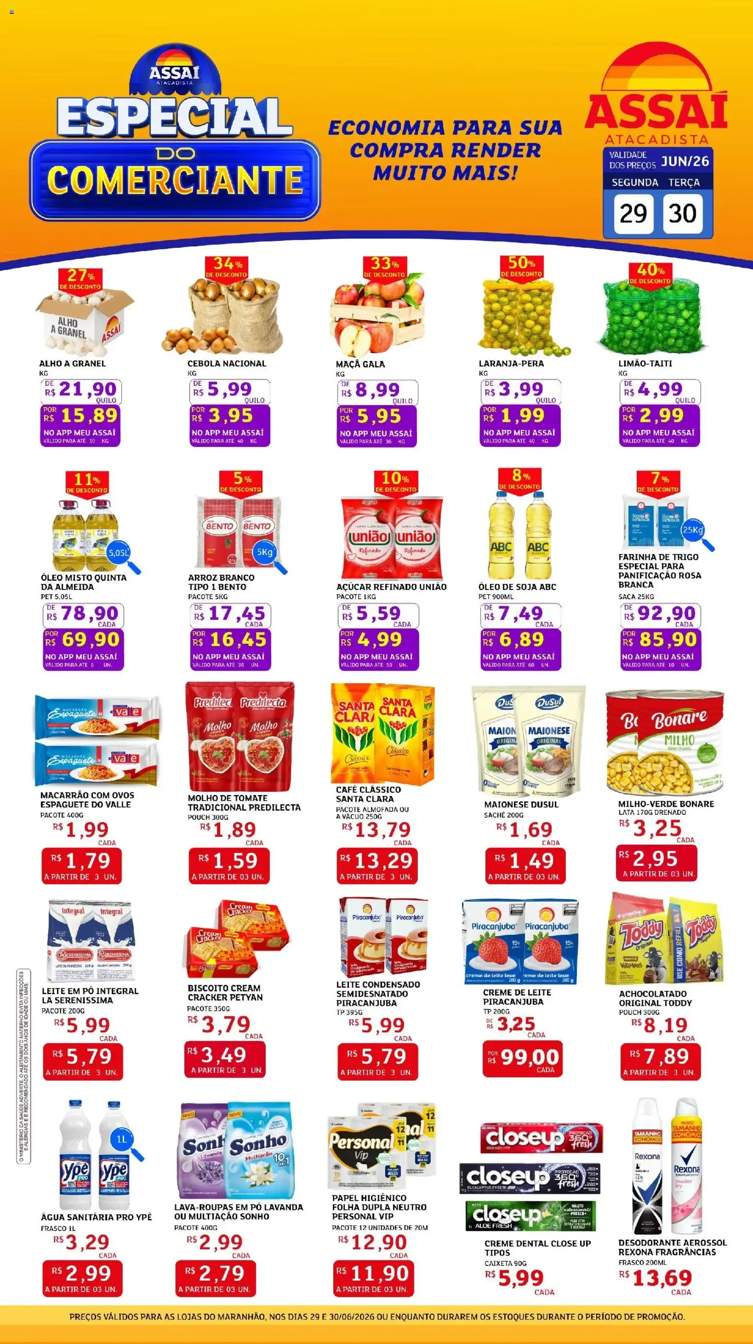 Assaí Atacadista ofertas - MA de 29/06/2026 | Promoções Online