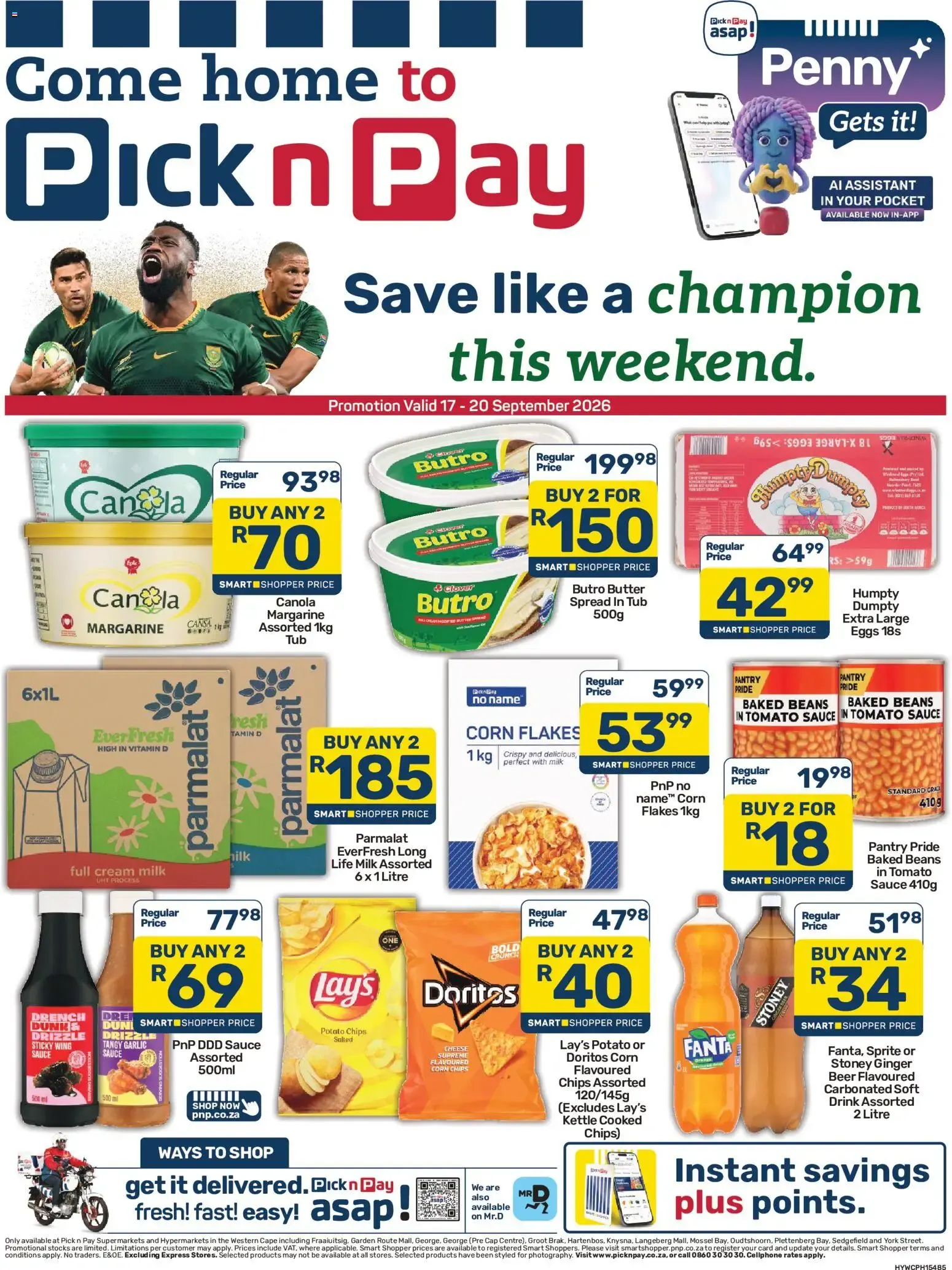 Pick n Pay Western Cape - Weekend Specials (17/09/2026 - 20/09/2026) Online from 17 September to 20 September 2026 - Catalogue Page 1