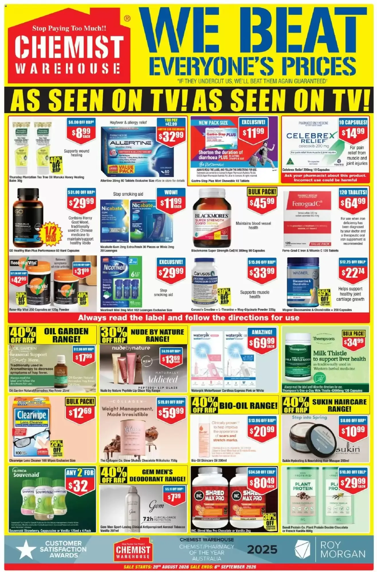 Chemist Warehouse Father's Day Sale - Catalogue valid from 20 August to 6 September 2026 - page 3